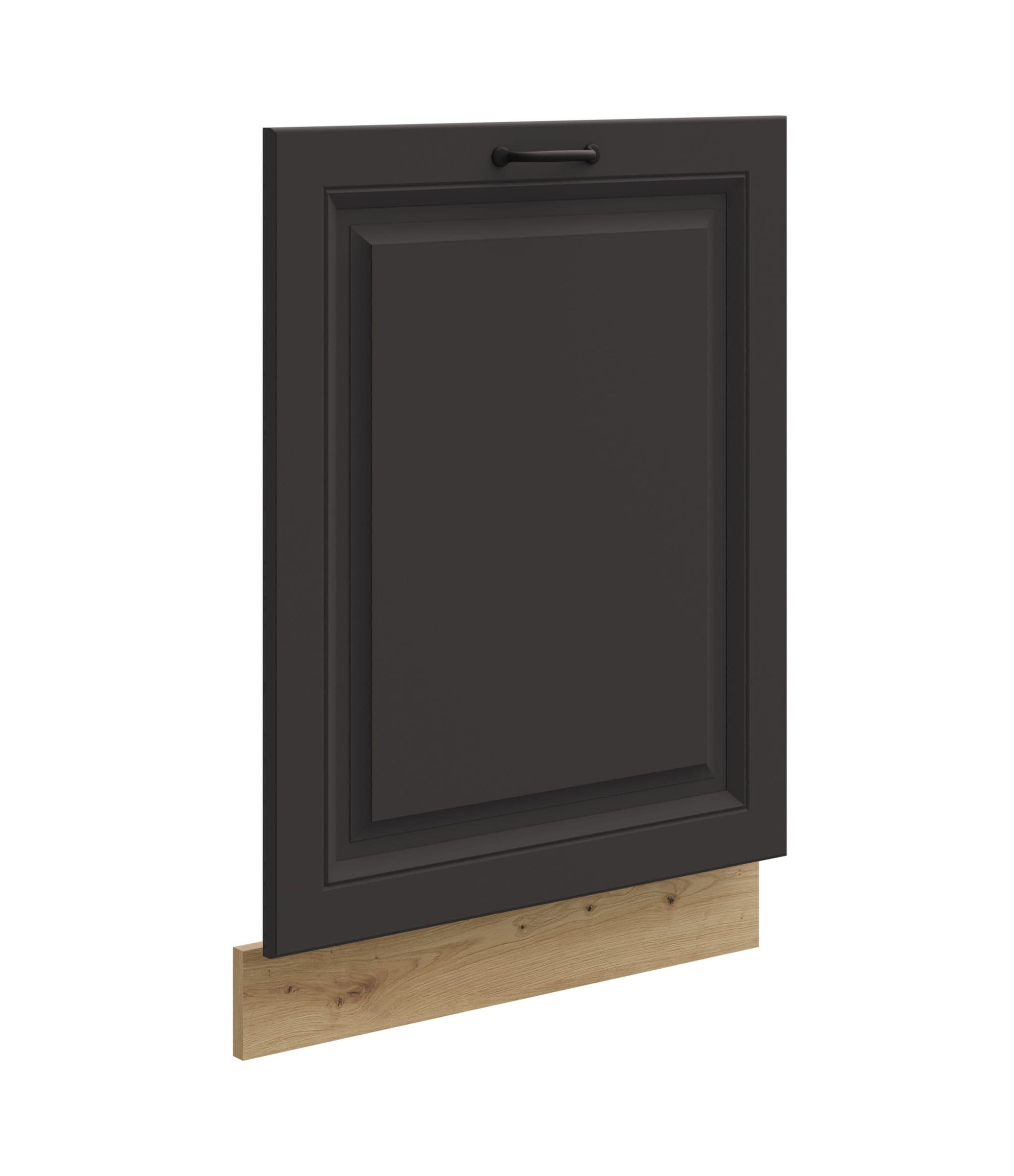 Frontblende f&uuml;r vollintegrierten Geschirrsp&uuml;ler 60 cm Stilo Grau + Eiche Artisan 