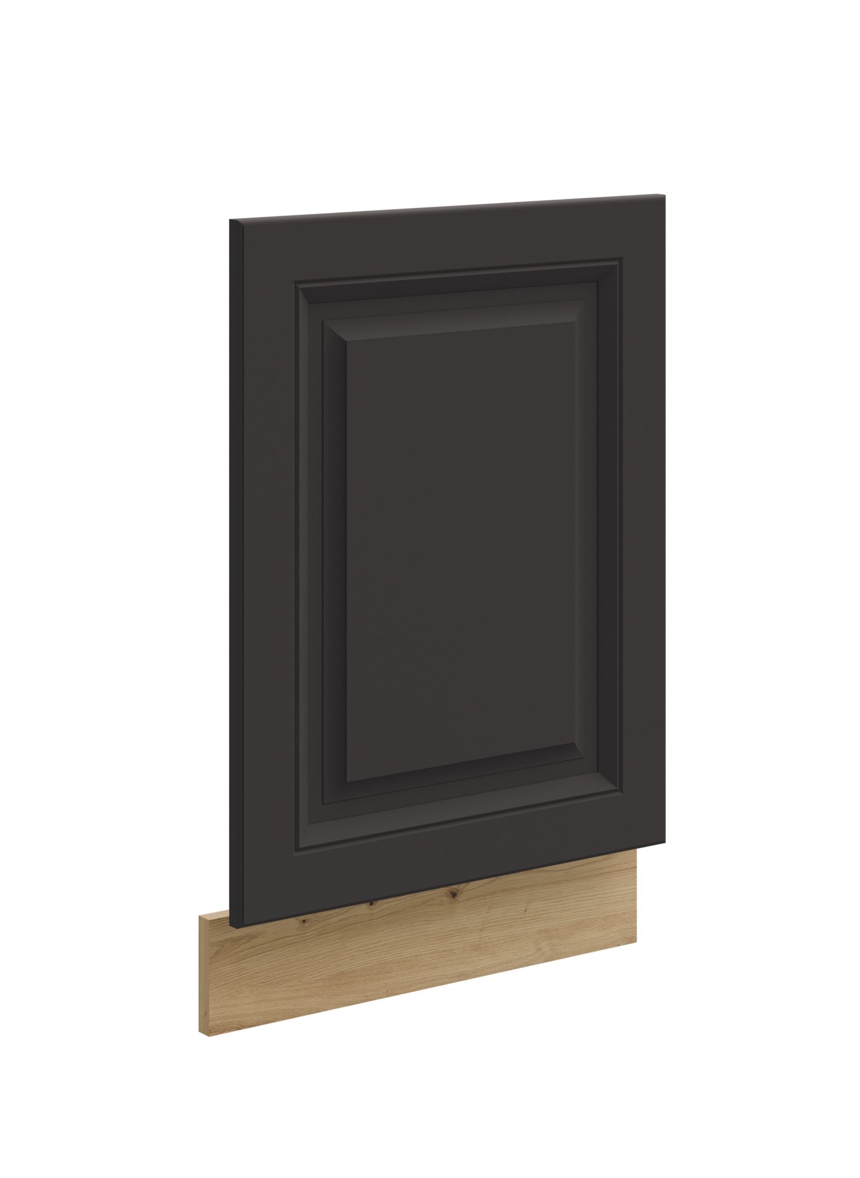 Frontblende f&uuml;r integrierten Geschirrsp&uuml;ler 45 cm Stilo Grau + Eiche Artisan 