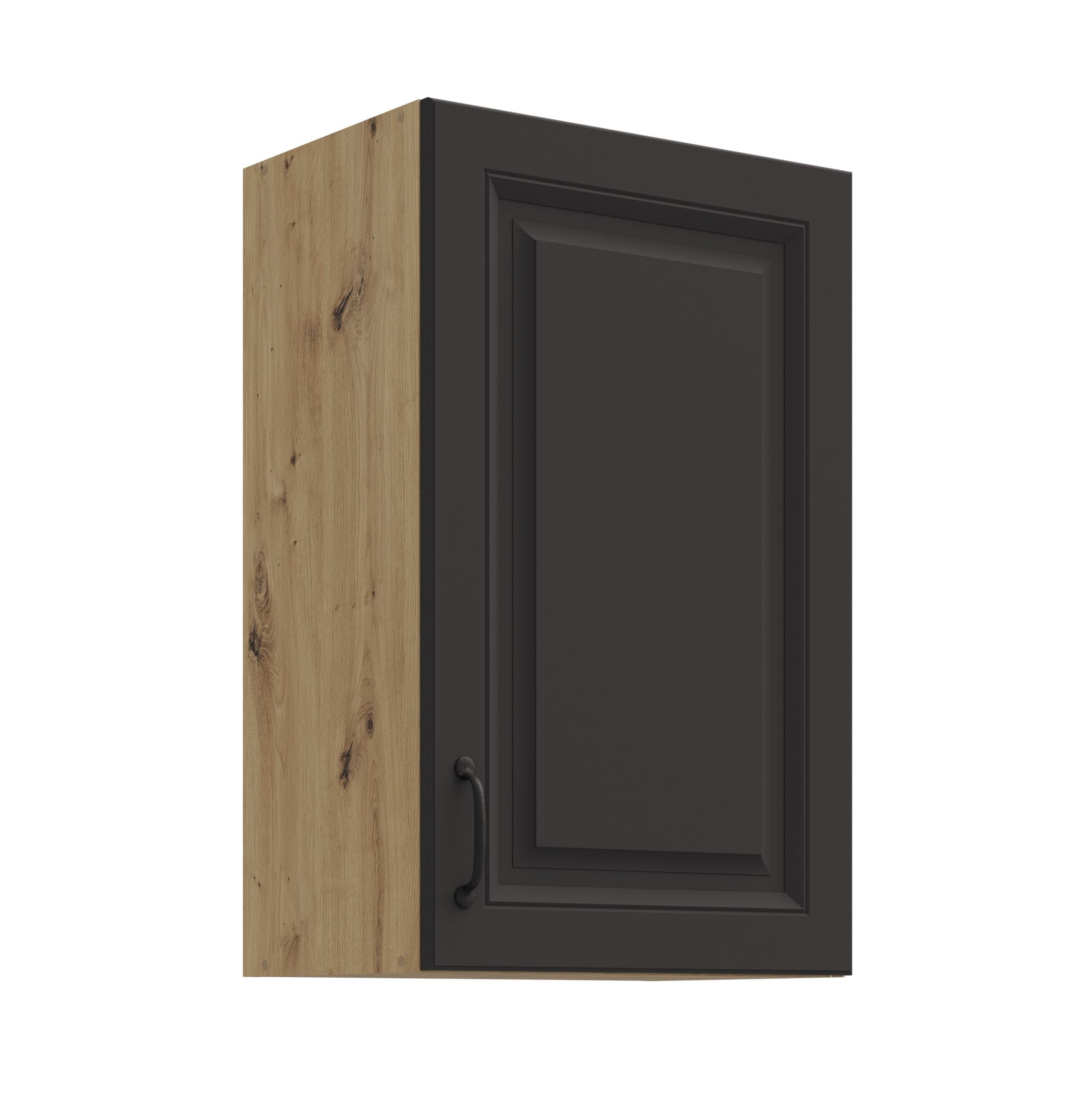 H&auml;ngeschrank 45 cm Stilo Grau + Eiche Artisan K&uuml;chenzeile K&uuml;chenblock K&uuml;che 