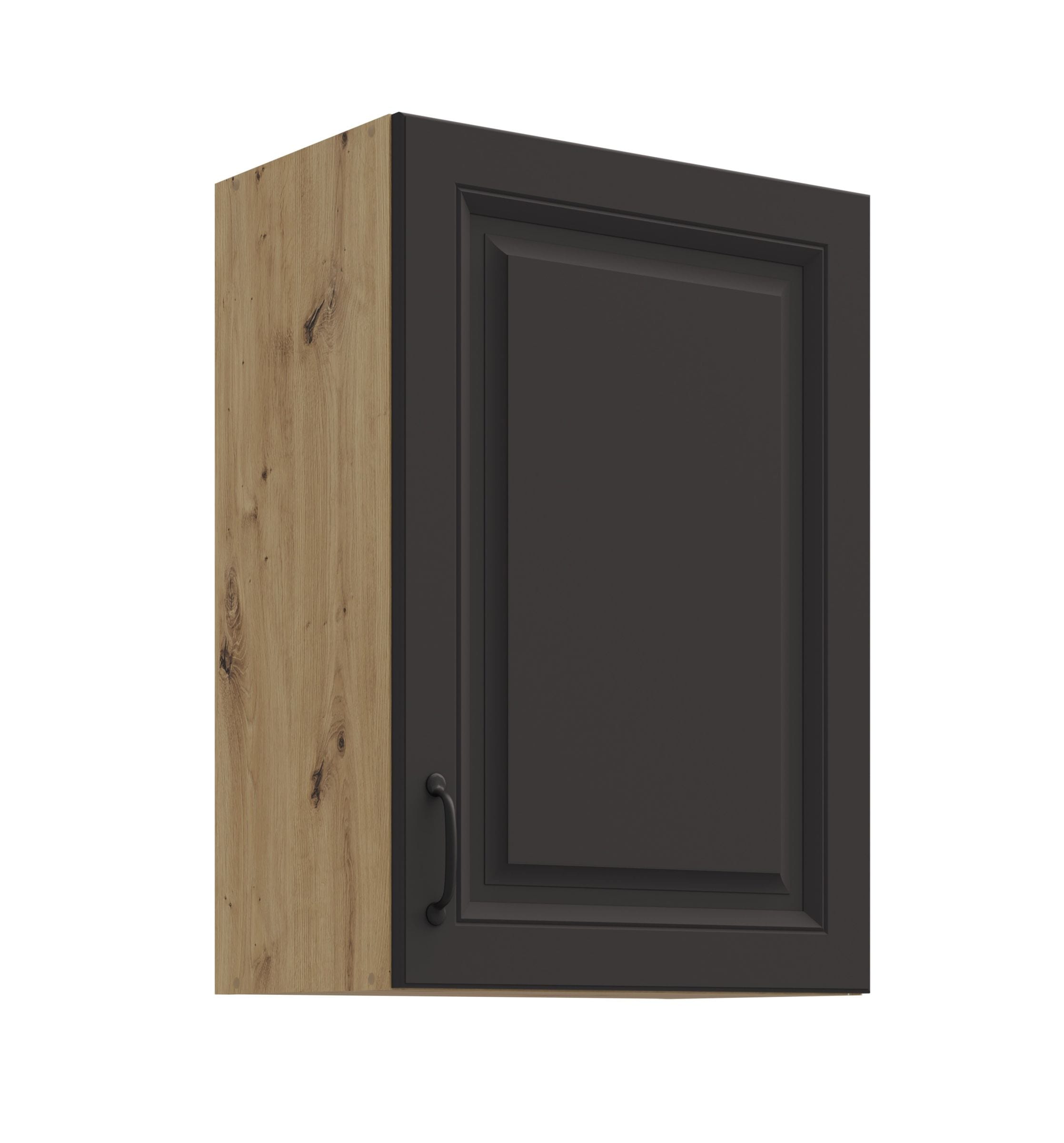 H&auml;ngeschrank 50 cm Stilo Grau + Eiche Artisan K&uuml;chenzeile K&uuml;chenblock K&uuml;che 