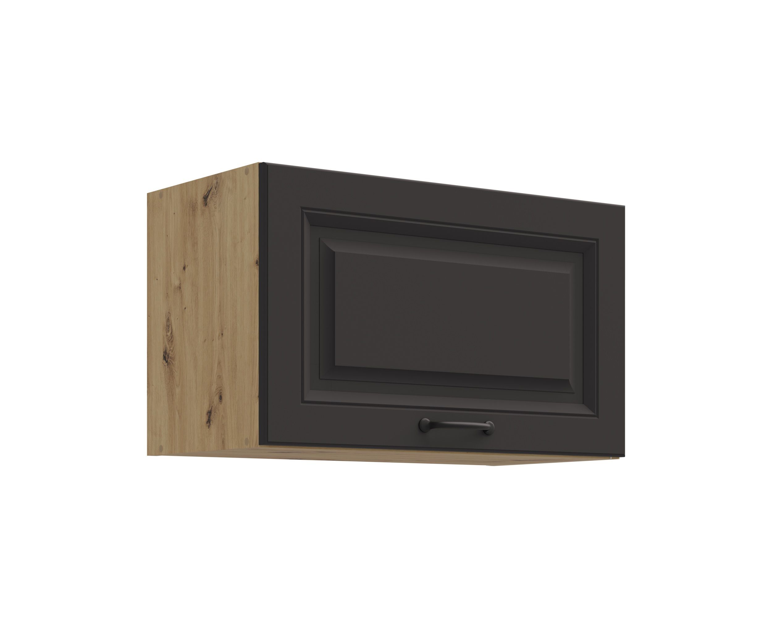 H&auml;ngeschrank 60 cm Stilo Grau + Eiche Artisan K&uuml;chenzeile K&uuml;chenblock K&uuml;che 