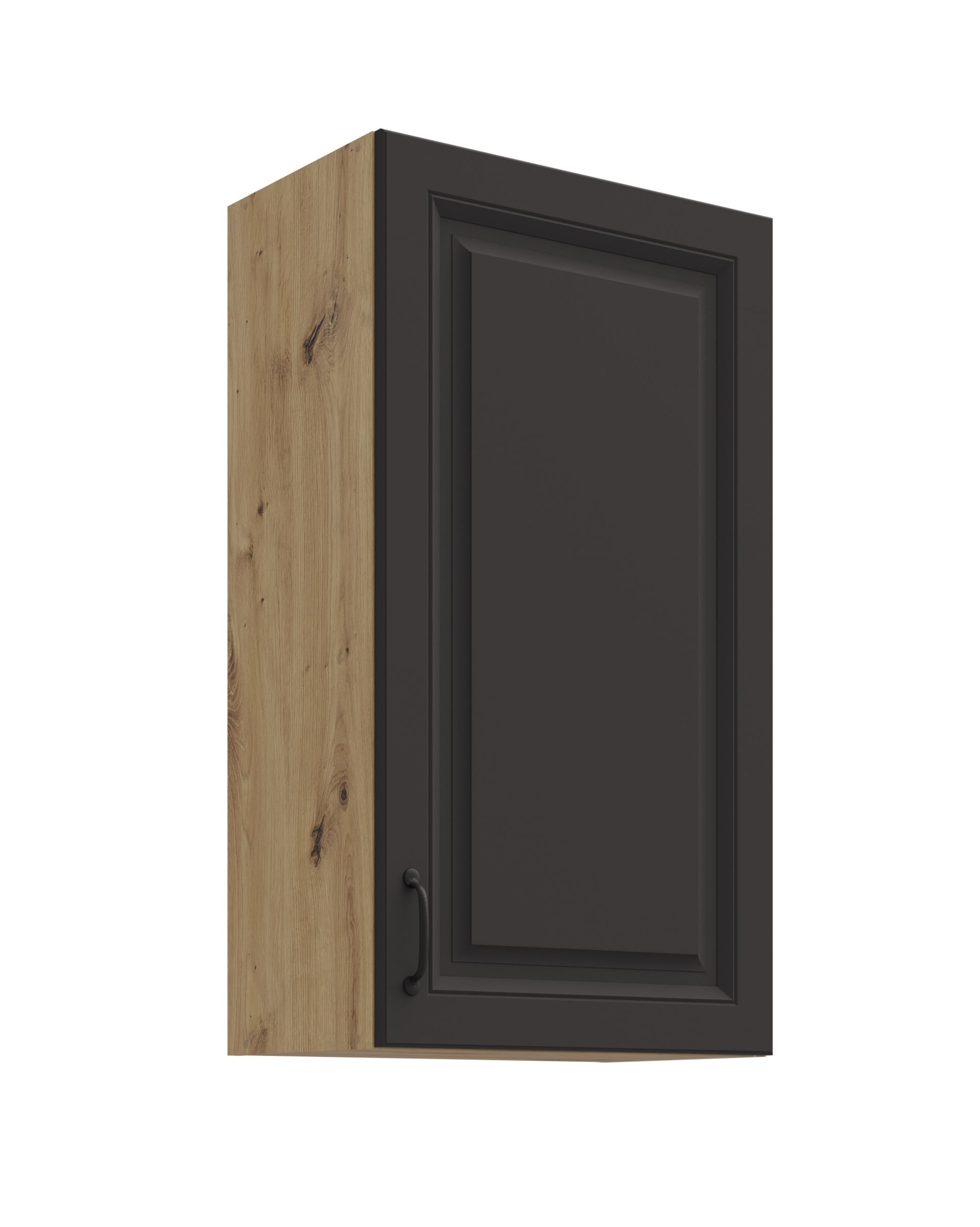 H&auml;ngeschrank 50-90 cm Stilo Grau + Eiche Artisan K&uuml;chenzeile K&uuml;chenblock K&uuml;che 