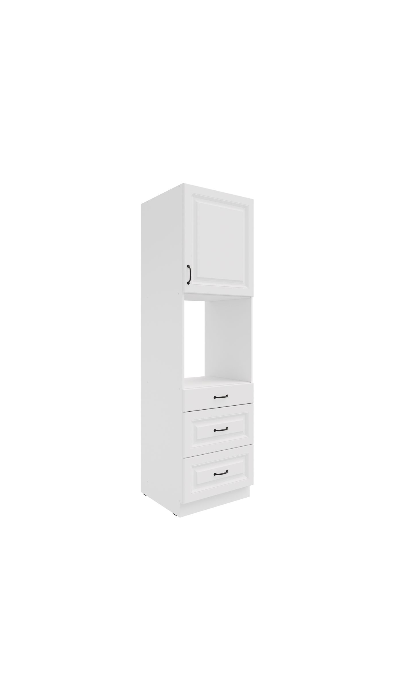 K&uuml;chen Backofen Hochschrank 60 Stilo Weiss K&uuml;chenzeile K&uuml;chenblock + Schubladen 