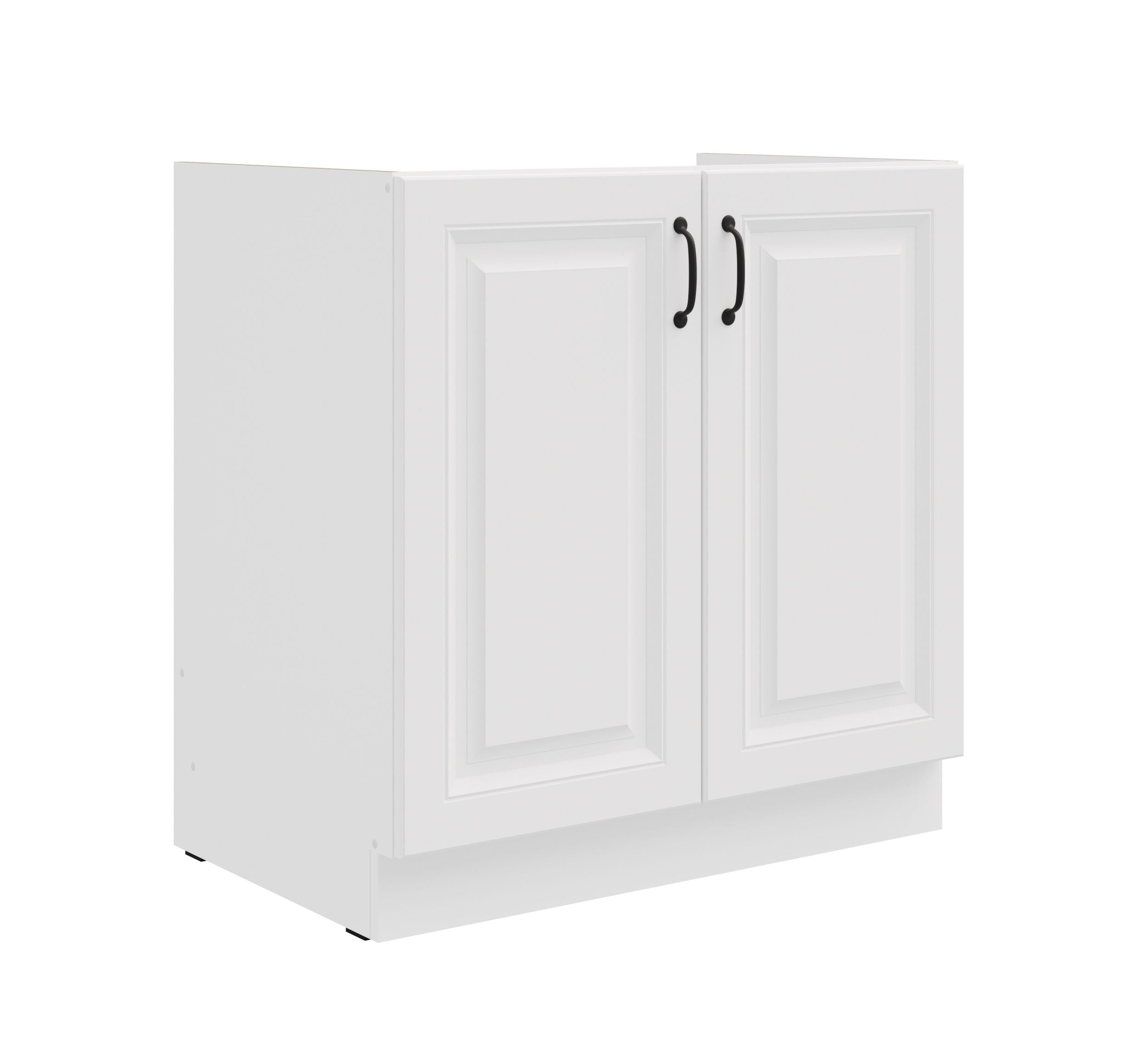 Sp&uuml;lenschrank 80 cm Stilo Weiss K&uuml;chenzeile K&uuml;chenblock K&uuml;che Einbauk&uuml;che 