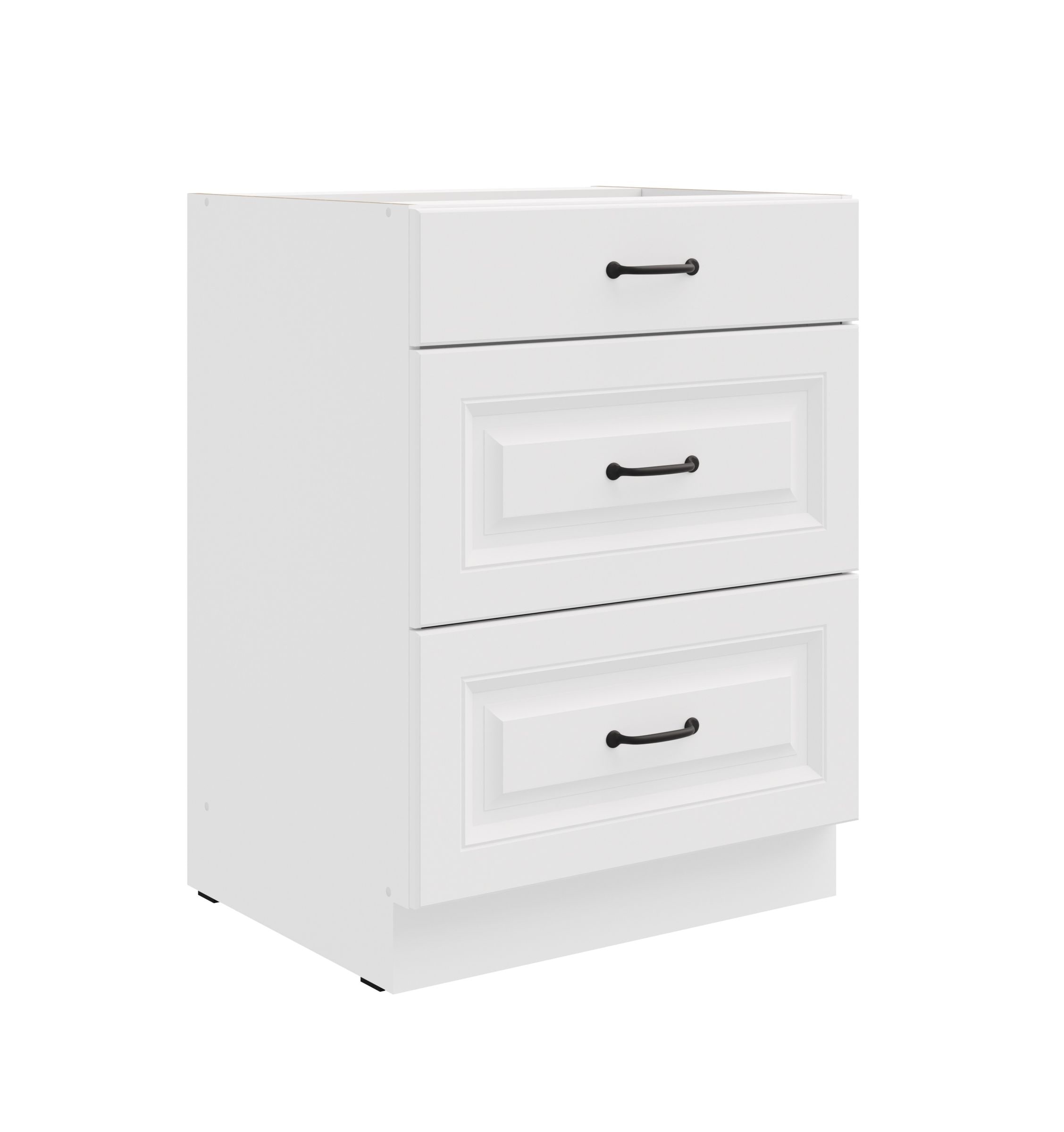 K&uuml;chen Unterschrank 60 cm Stilo Wei&szlig; Vollauszug Soft-Close K&uuml;che Einbauk&uuml;che 