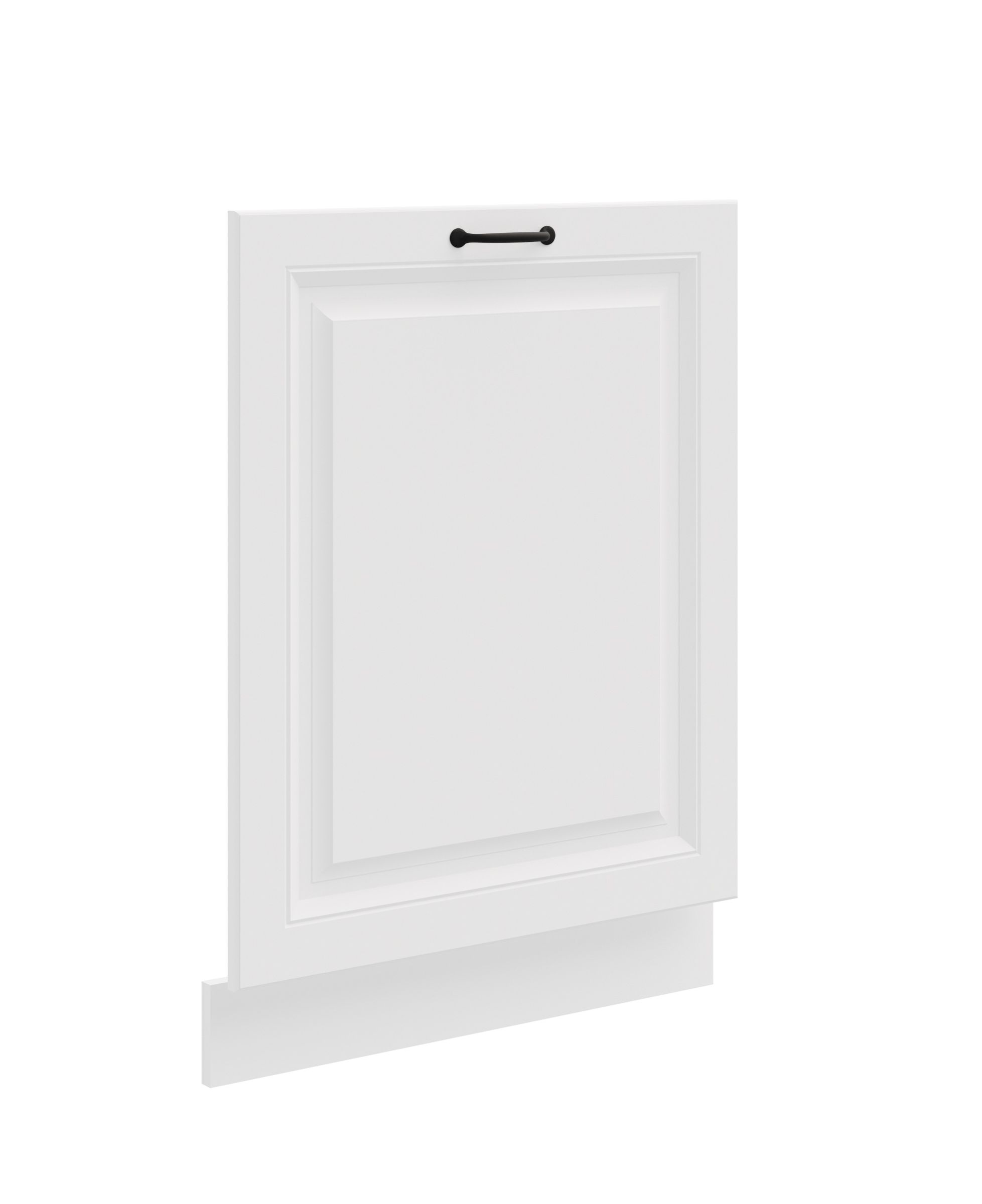 Frontblende f&uuml;r vollintegrierten Geschirrsp&uuml;ler 60 cm Stilo Wei&szlig; K&uuml;che Landhaus 
