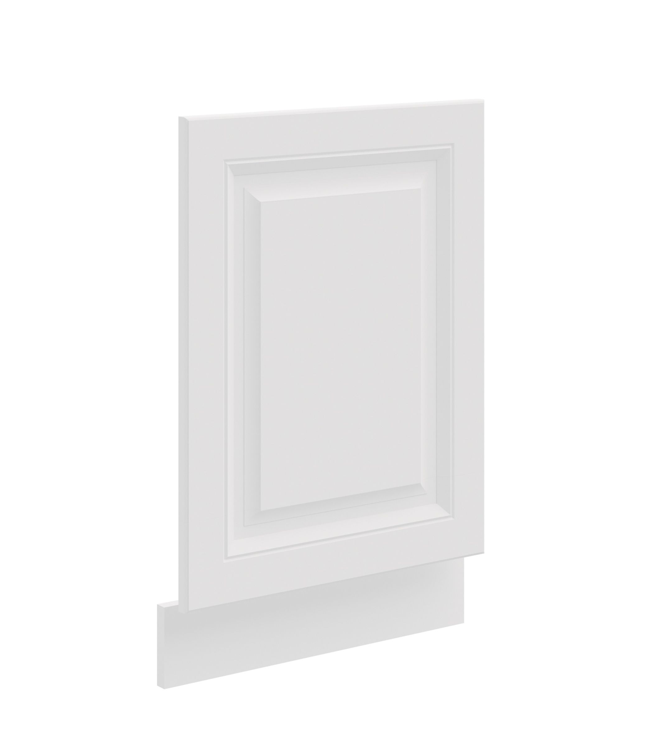 Frontblende f&uuml;r integrierten Geschirrsp&uuml;ler 45 cm Stilo Wei&szlig; K&uuml;che Landhaus 