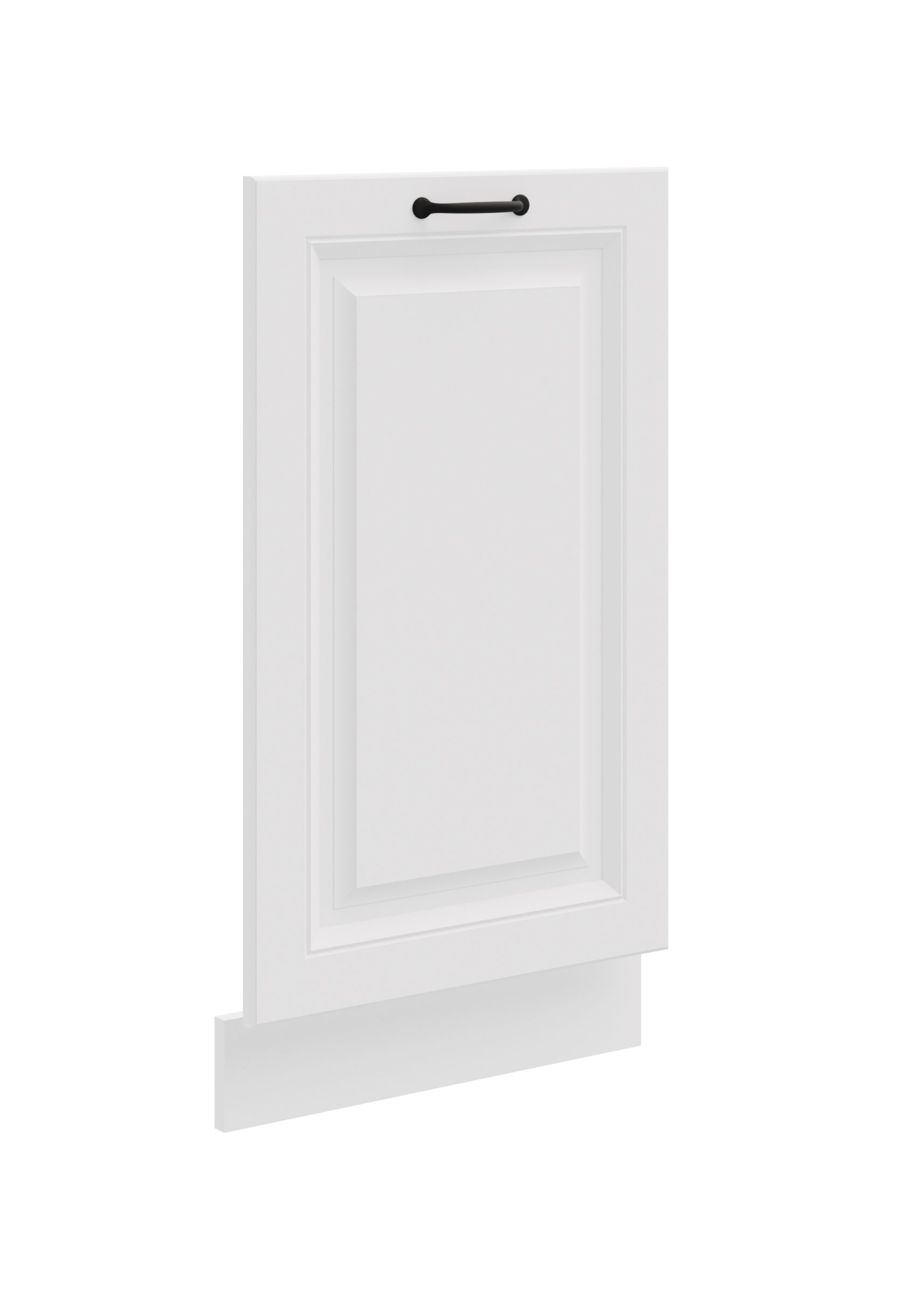 Frontblende f&uuml;r vollintegrierten Geschirrsp&uuml;ler 45 cm Stilo Wei&szlig; K&uuml;che Landhaus 