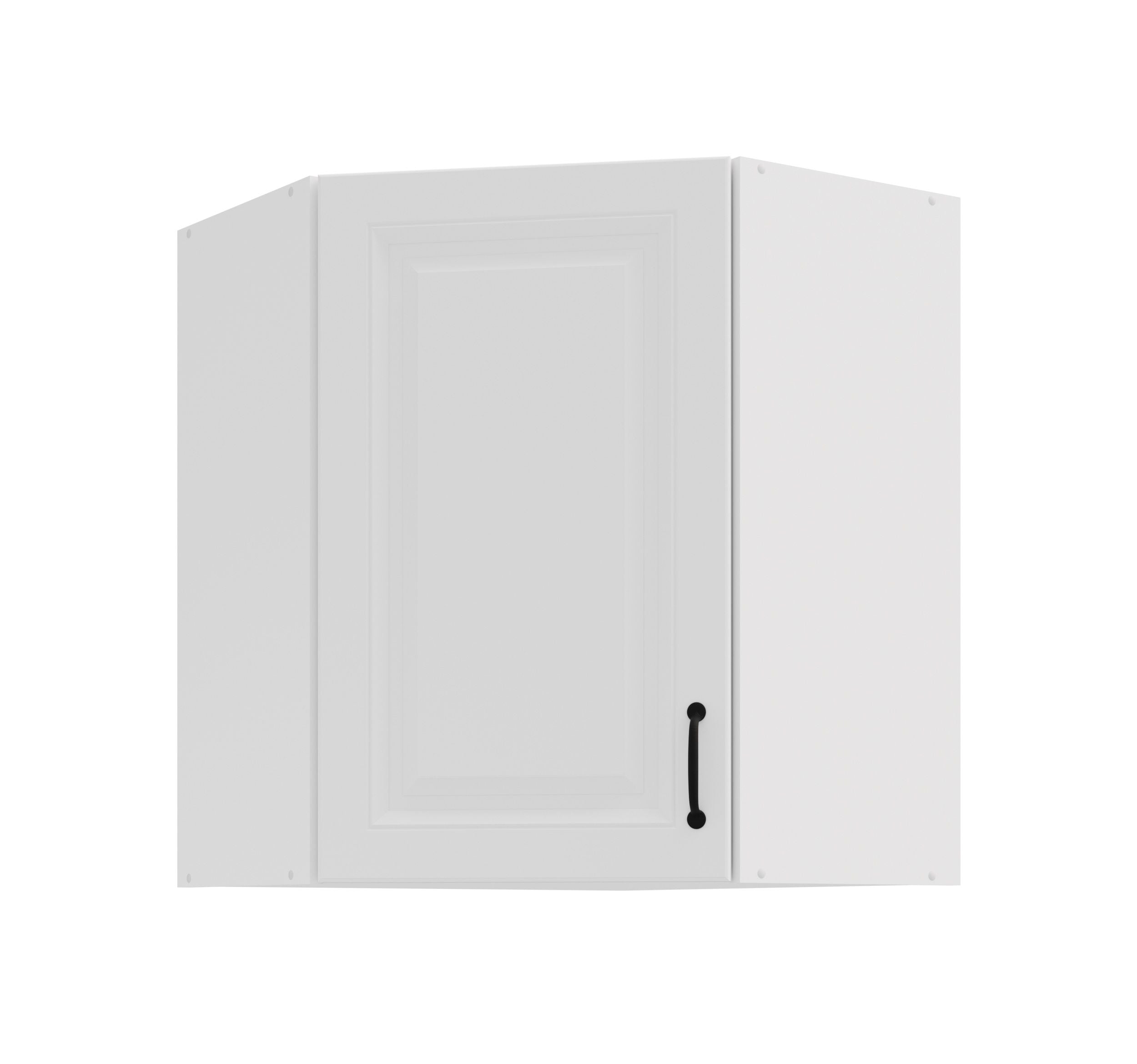 Eckh&auml;ngeschrank 60x60 cm Stilo Weiss K&uuml;chenzeile K&uuml;chenblock K&uuml;che Landhaus 