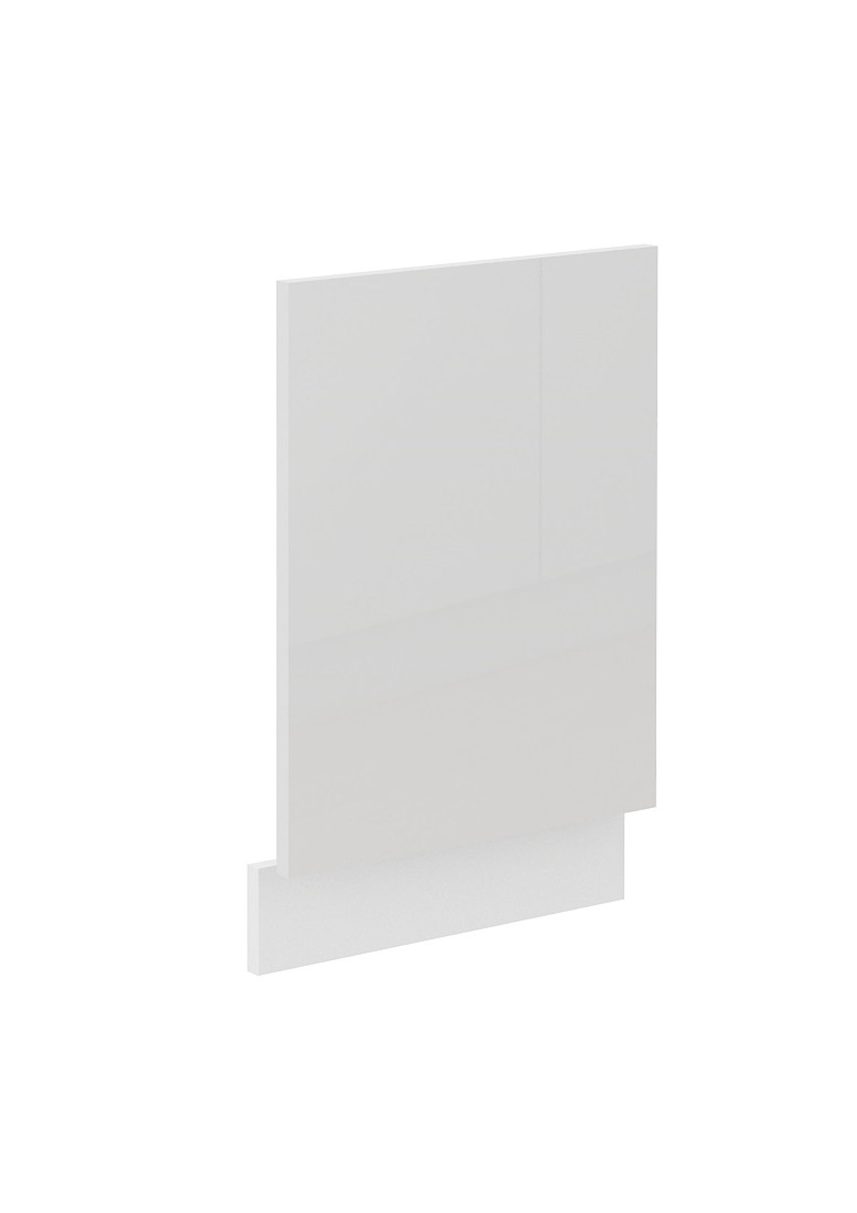 Frontblende Geschirrsp&uuml;ler integriert 45 cm Wei&szlig; Hochglanz K&uuml;che Lara 