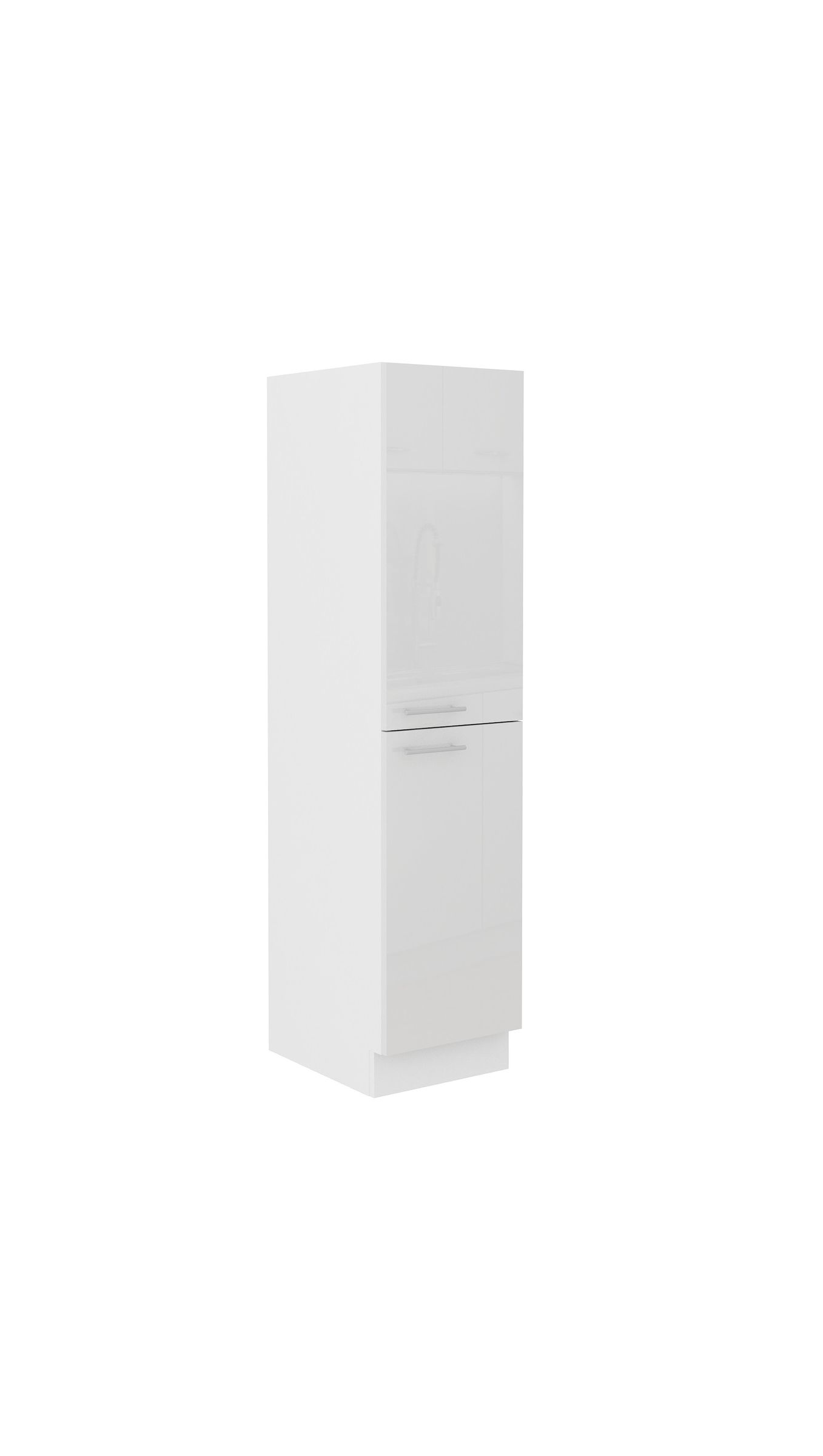 K&uuml;chen Midi Hochschrank 30 Lara Wei&szlig; Hochglanz K&uuml;chenzeile K&uuml;chenblock K&uuml;che 