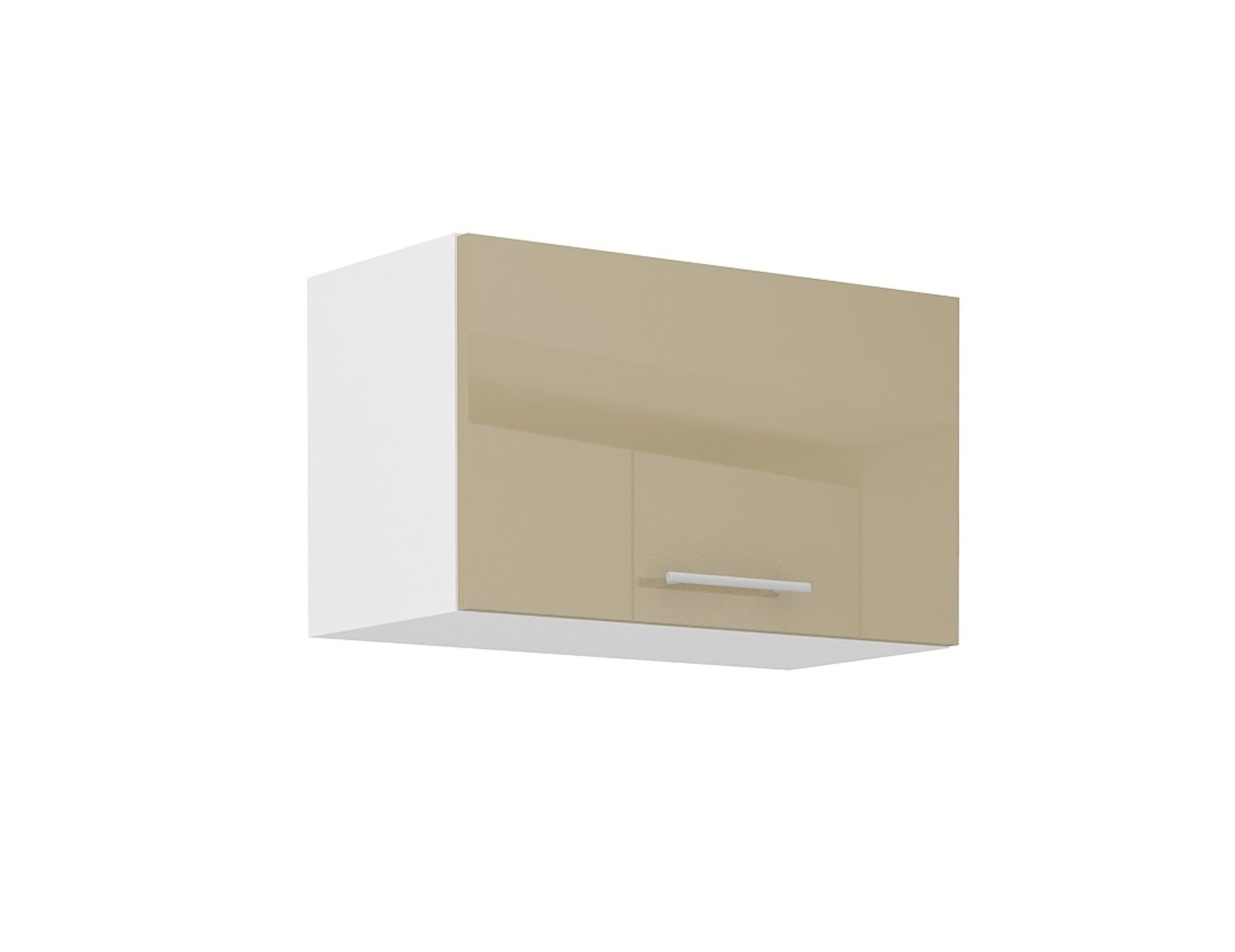 K&uuml;che H&auml;ngeschrank 60 Lara Cappuccino Hochglanz K&uuml;chenzeile K&uuml;chenblock 