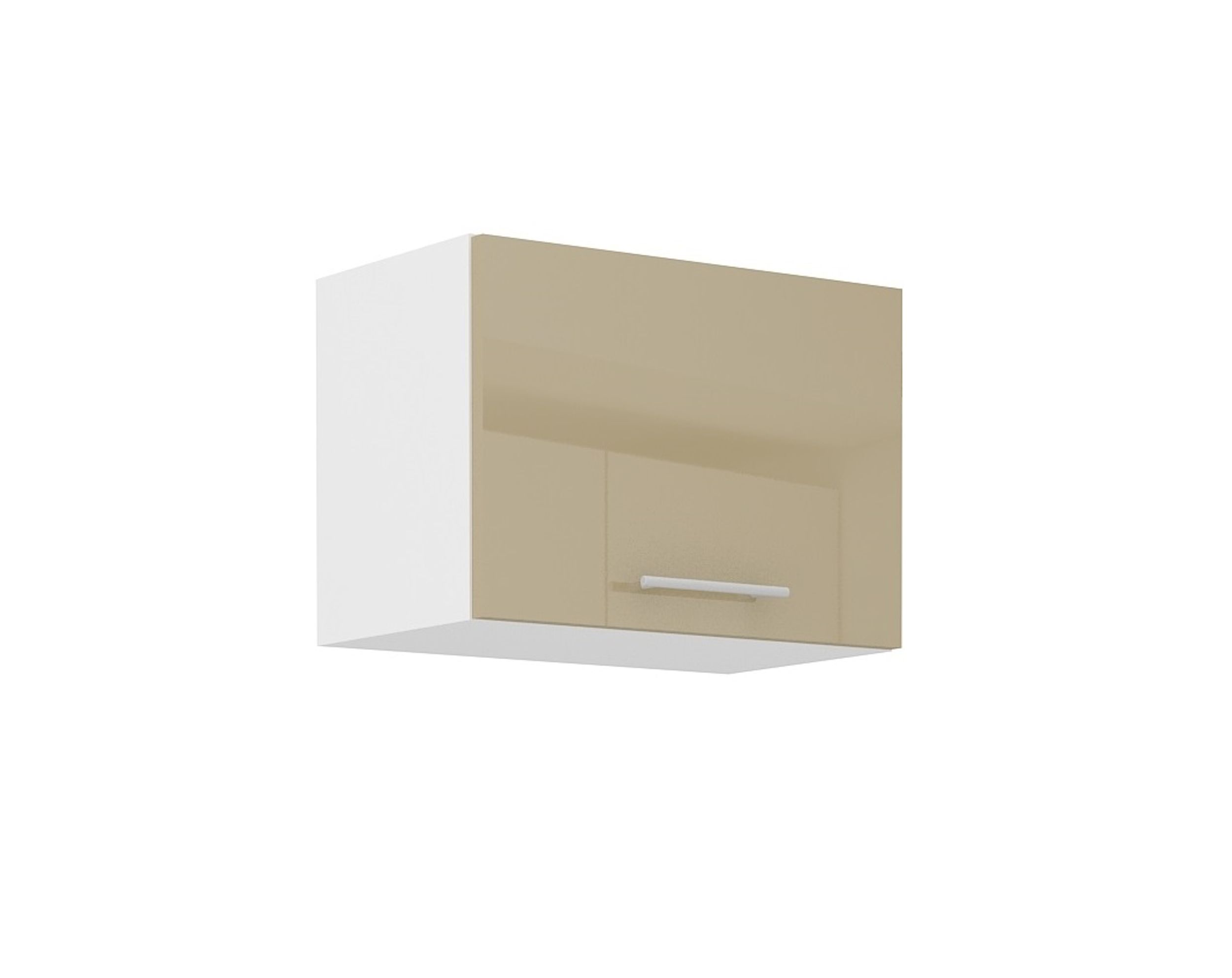 K&uuml;che H&auml;ngeschrank 50 Lara Cappuccino Hochglanz K&uuml;chenzeile K&uuml;chenblock 