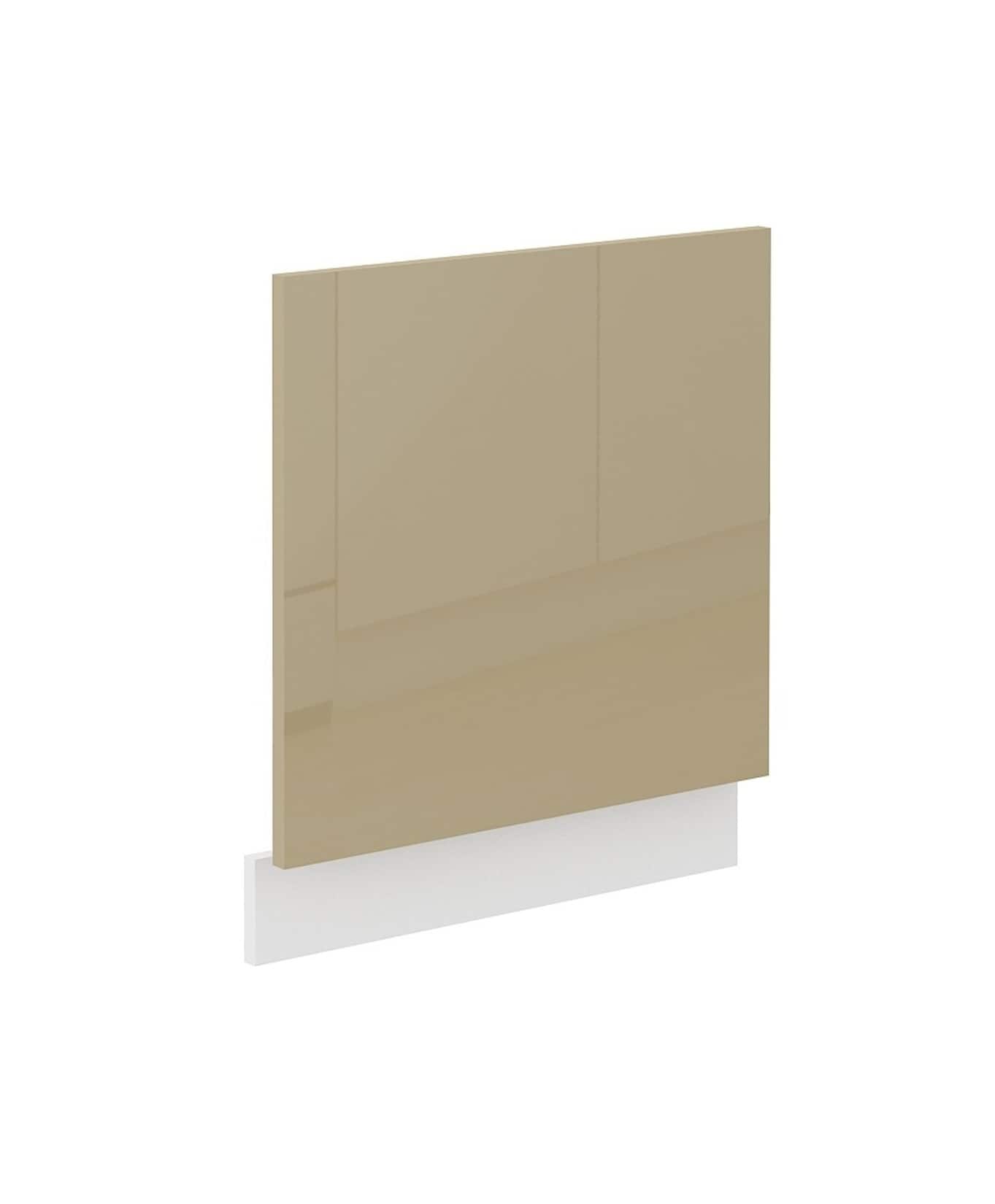 Frontblende Geschirrspüler integriert 60 cm Cappuccino Hochglanz Küche Lara