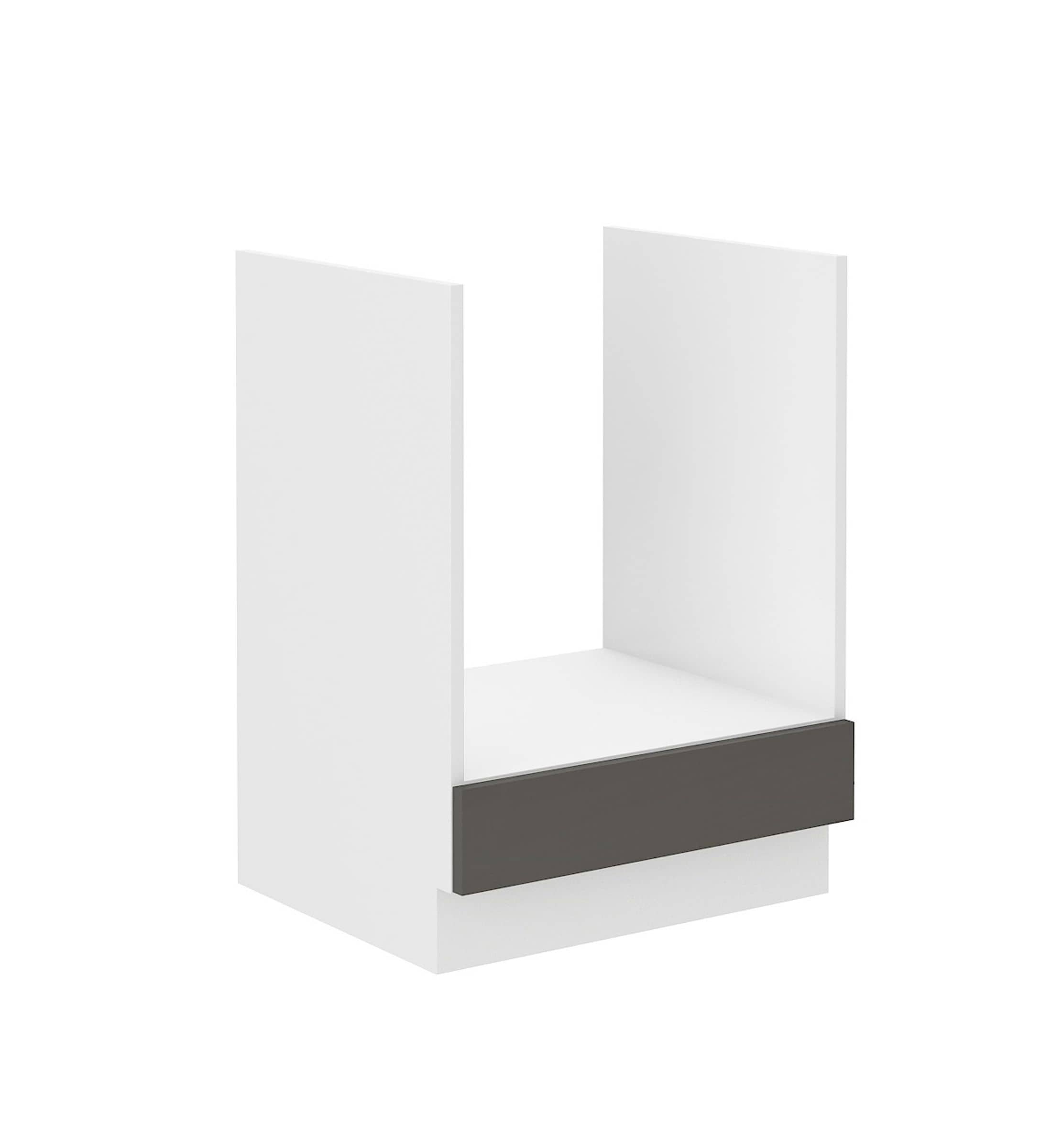 Herd Unterschrank 60 Lara Grau Hochglanz K&uuml;chenzeile K&uuml;chenblock K&uuml;che 