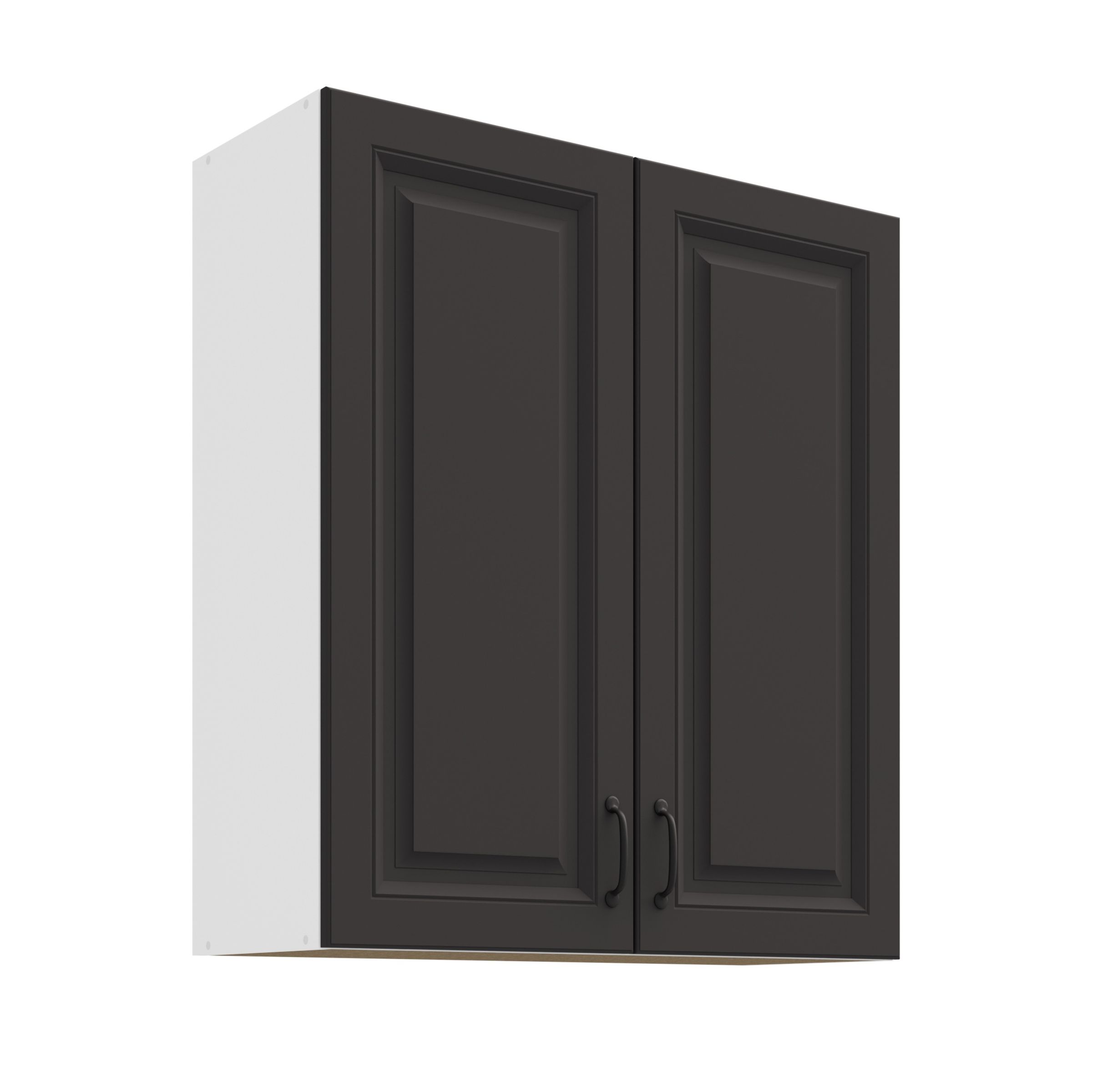 H&auml;ngeschrank 80 cm Stilo Grau K&uuml;chenzeile K&uuml;chenblock K&uuml;che Landhaus H&ouml;he 90 cm 