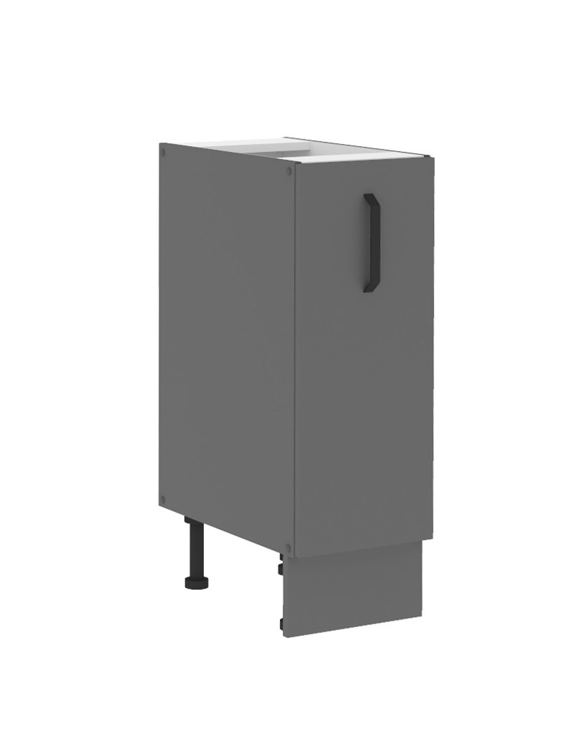 K&uuml;che NESSA Unterschrank 30 cm Anthrazit Schrankauszug K&uuml;chenzeile K&uuml;chenblock 