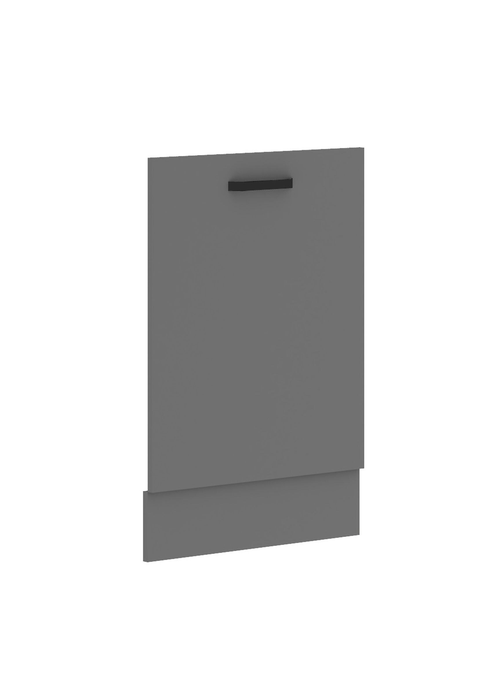 Frontblende f&uuml;r vollintegrierten Geschirrsp&uuml;ler 60 cm K&uuml;che NESSA Anthrazit 