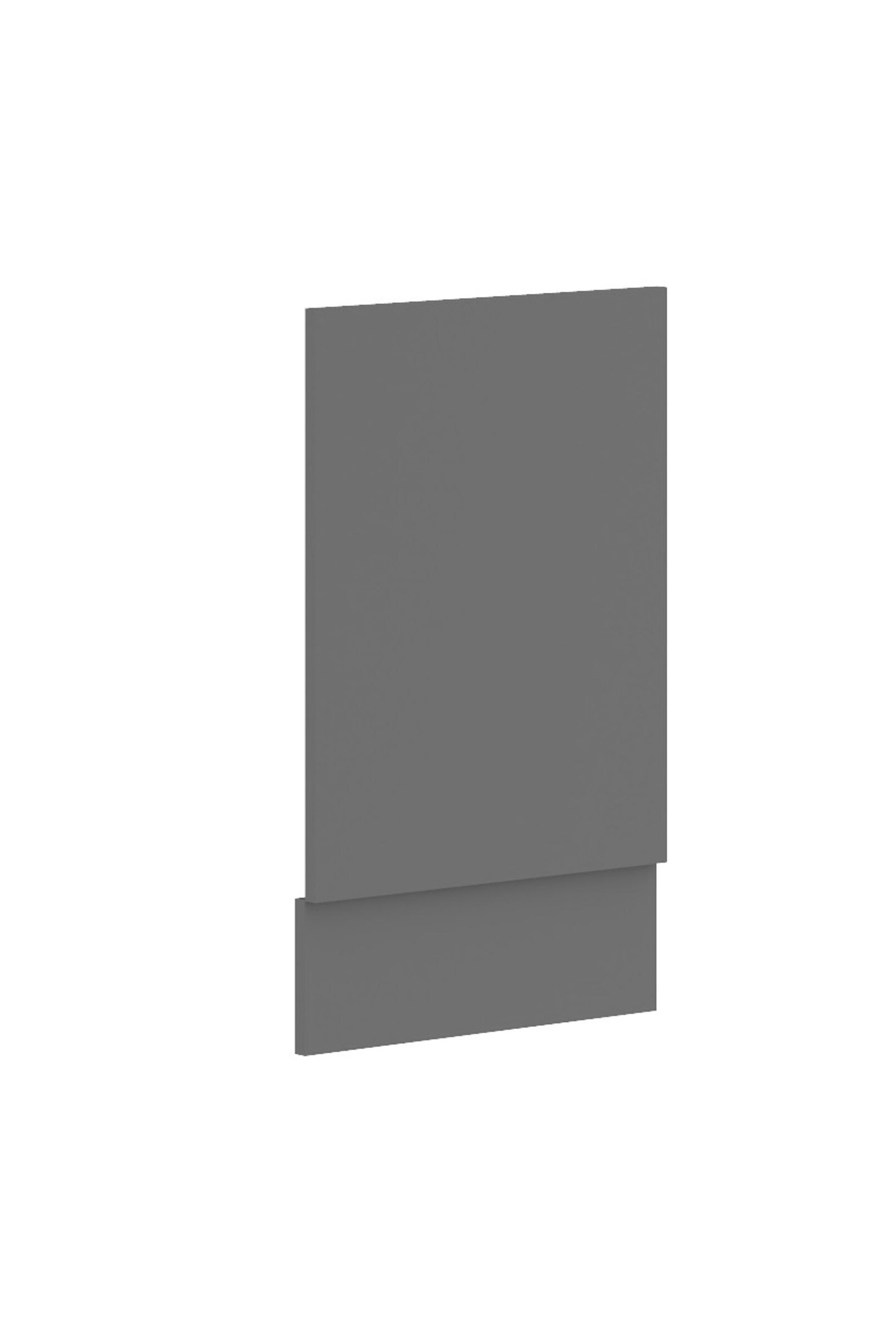 Frontblende f&uuml;r integrierten Geschirrsp&uuml;ler 45 cm K&uuml;che NESSA Anthrazit 