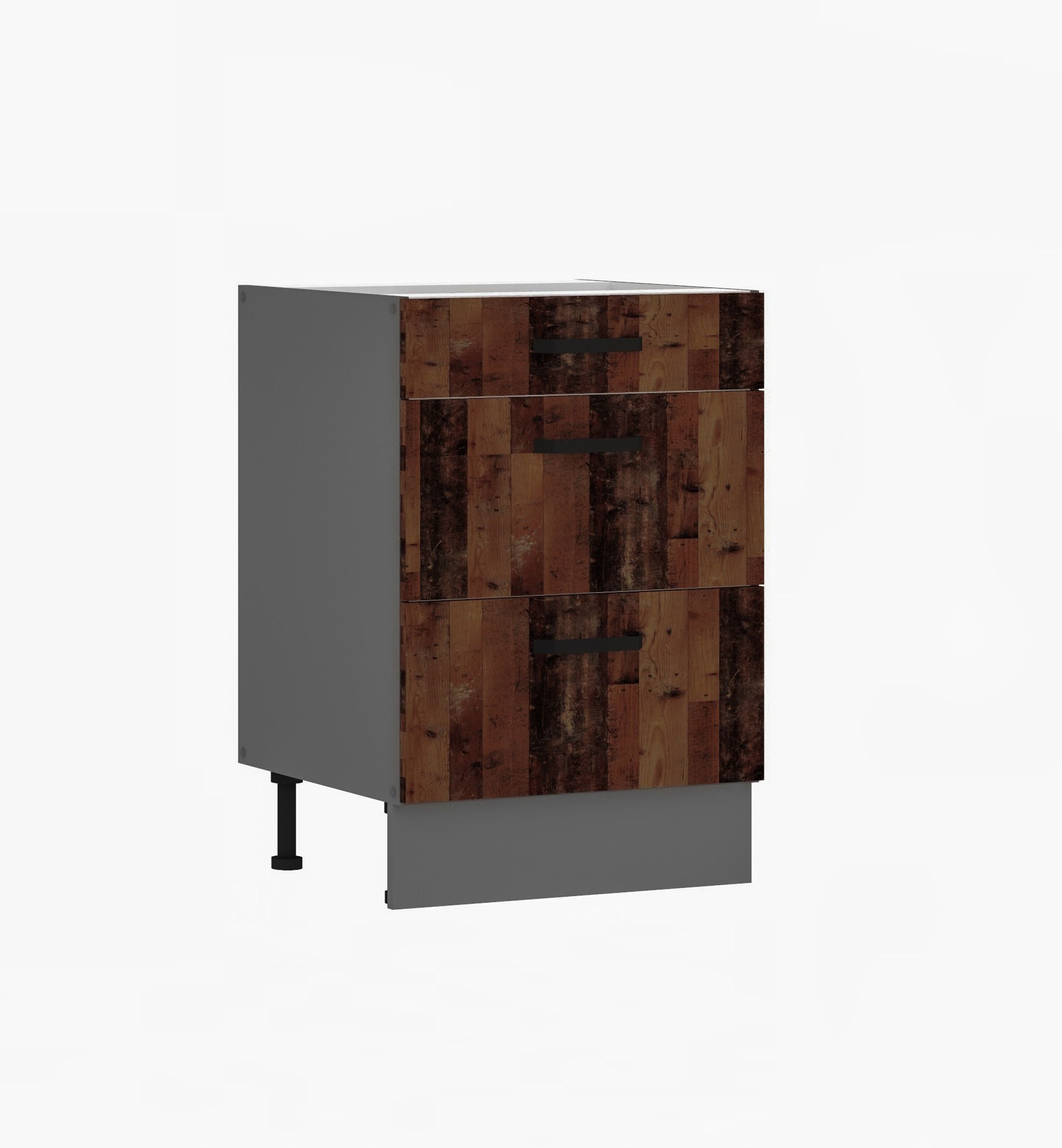 K&uuml;che OLD STYLE Unterschrank 60 cm Old Wood K&uuml;chenzeile K&uuml;chenblock Einbauk&uuml;che 