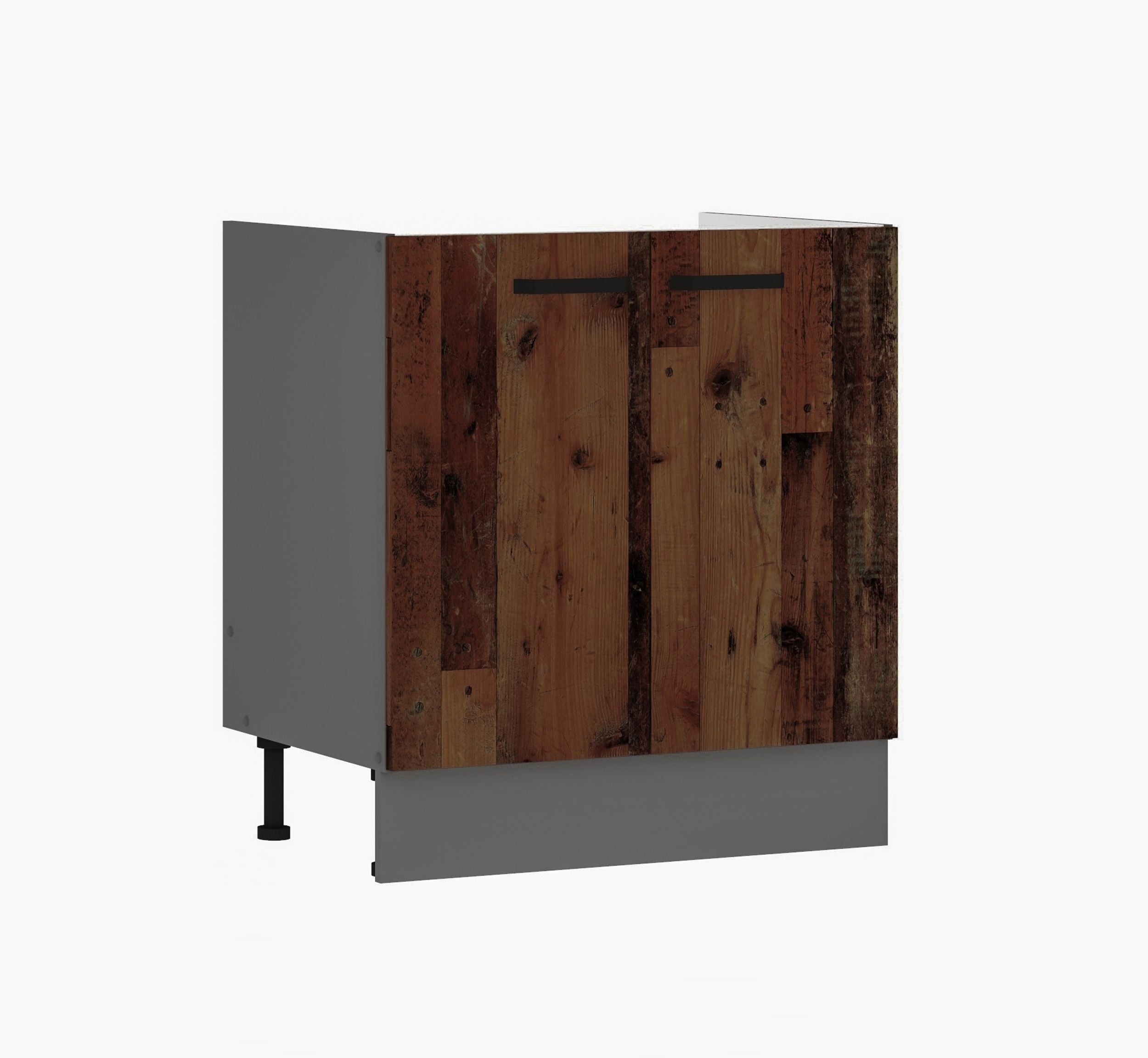 K&uuml;che OLD STYLE Wood Sp&uuml;lenunterschrank 80 K&uuml;chenzeile K&uuml;chenblock Einbauk&uuml;che 