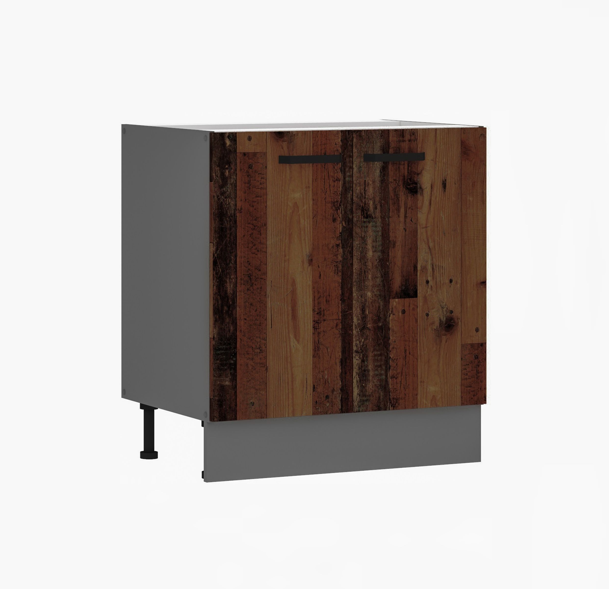 K&uuml;che OLD STYLE Unterschrank 80 cm Old Wood K&uuml;chenzeile K&uuml;chenblock Einbauk&uuml;che 