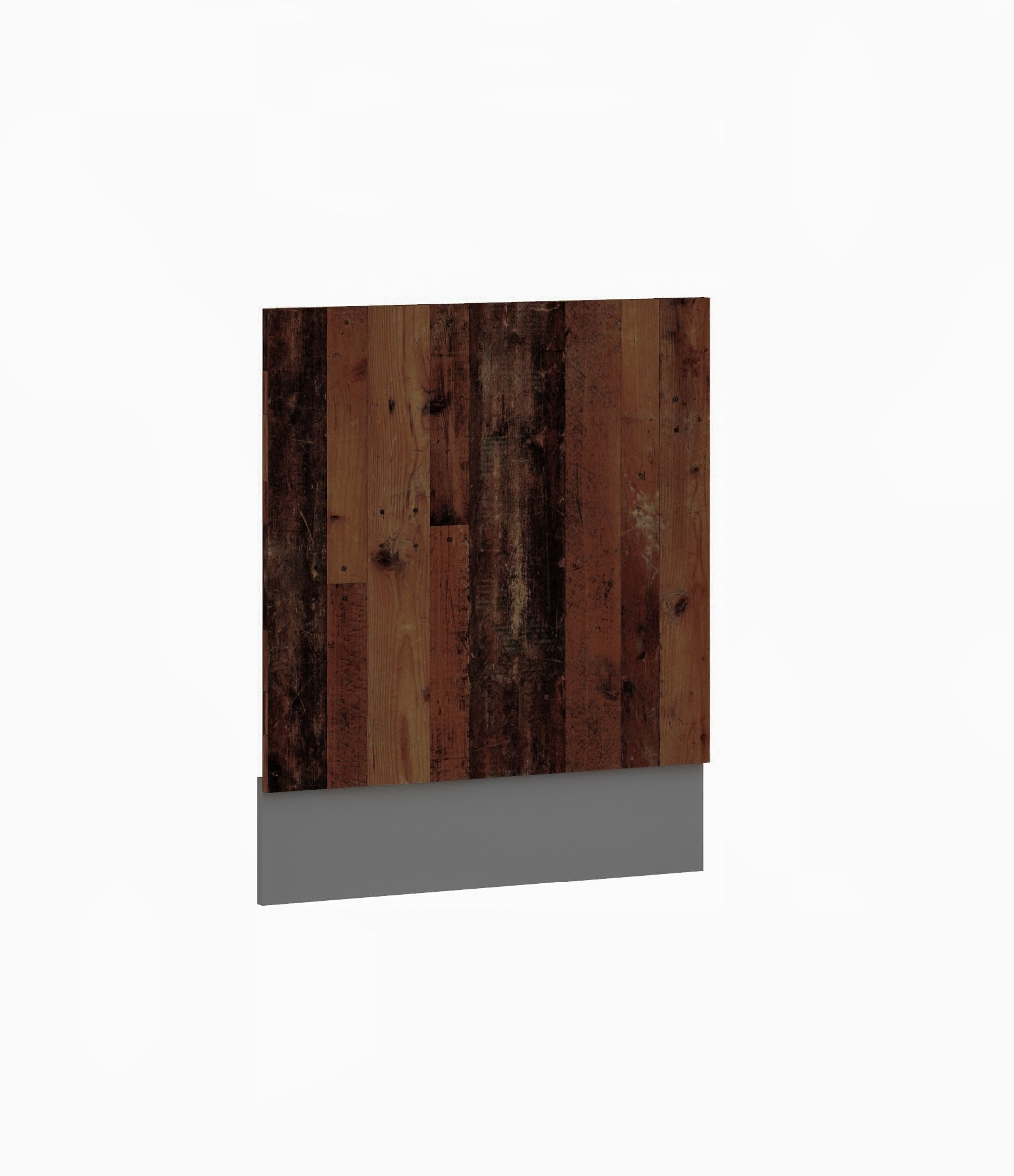 Frontblende f&uuml;r integrierten Geschirrsp&uuml;ler 60 cm K&uuml;che OLD STYLE Old Wood Optik 