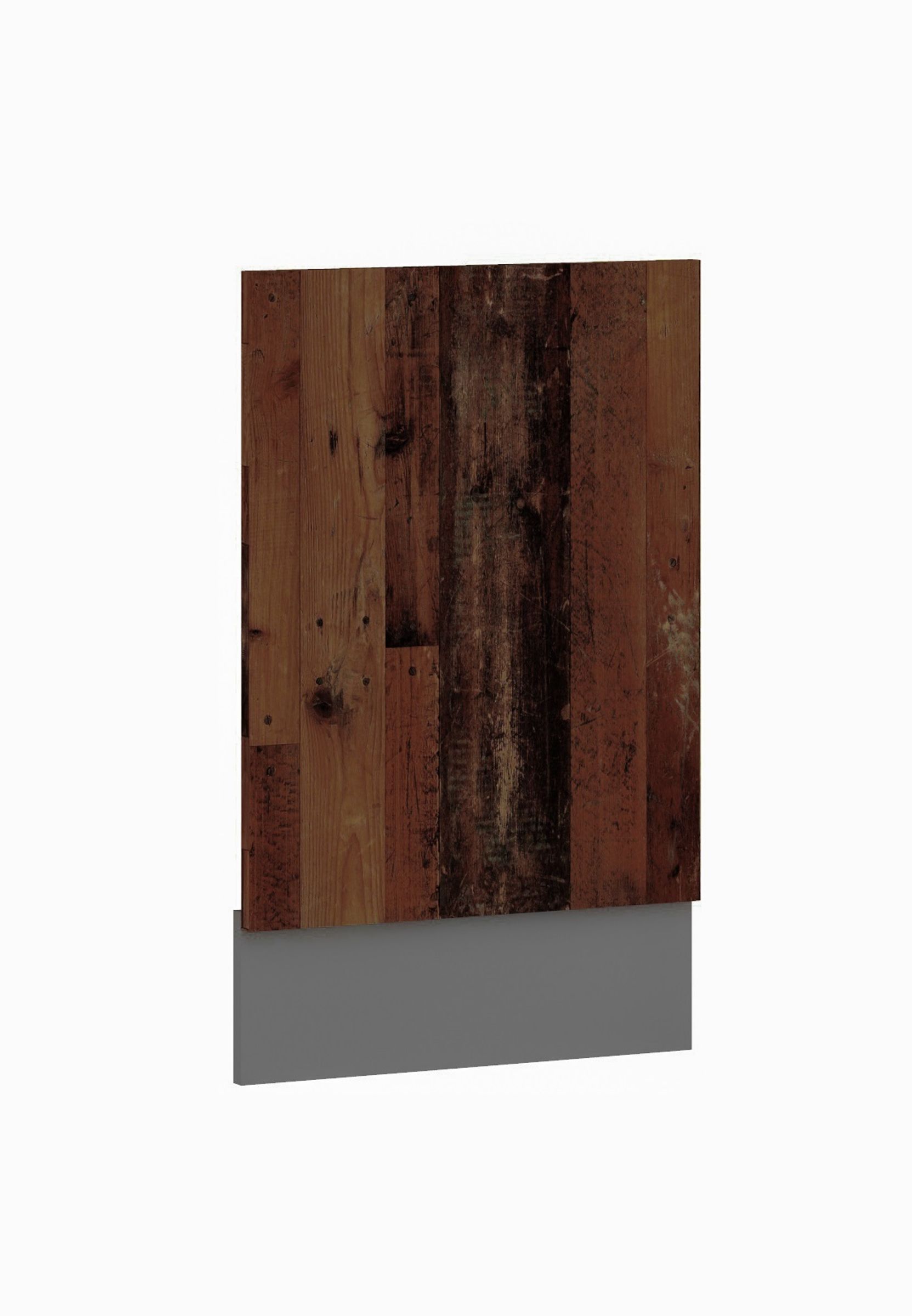 Frontblende f&uuml;r integrierten Geschirrsp&uuml;ler 45 cm K&uuml;che OLD STYLE Old Wood Optik 