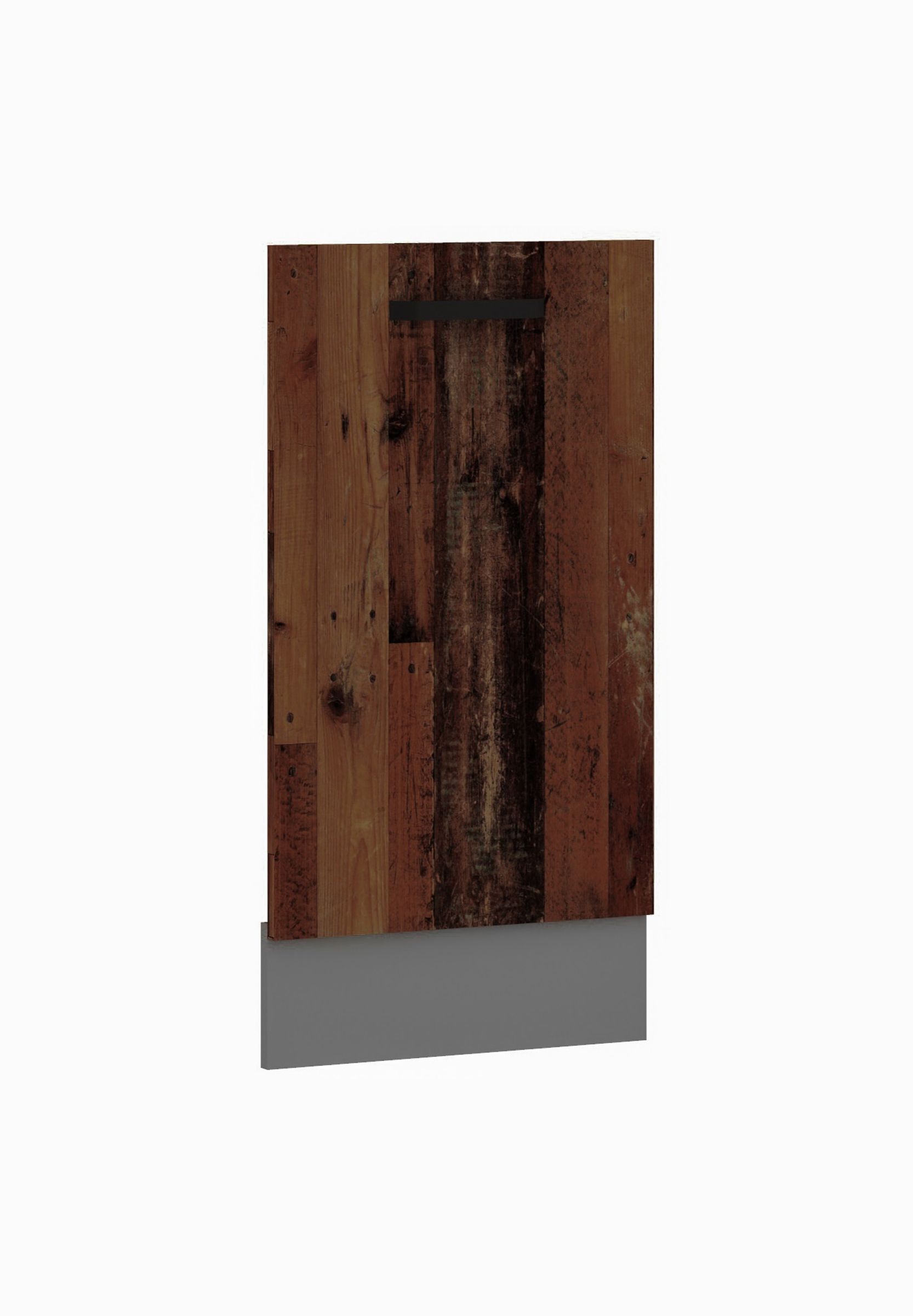 Frontblende vollintegrierten Geschirrsp&uuml;ler 45 cm K&uuml;che OLD STYLE Old Wood Optik 