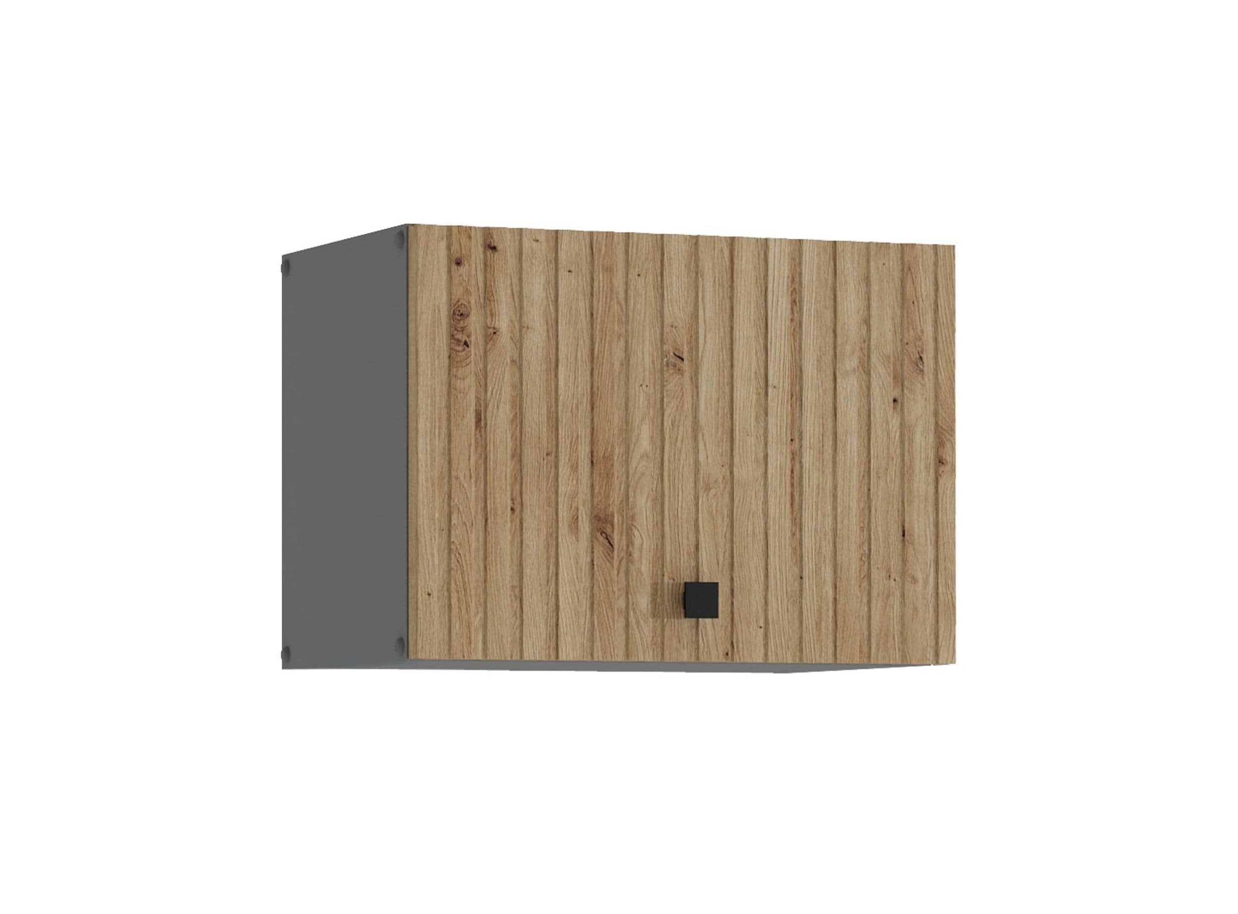 K&uuml;che AVA Artisan H&auml;ngeschrank 50 cm Lamellenoptik K&uuml;chenzeile Einbauk&uuml;che 