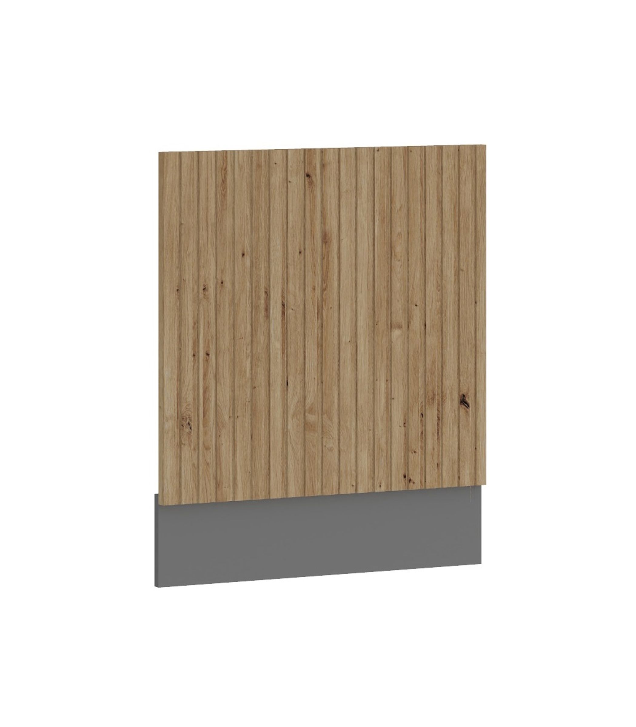 Frontblende integrierten Geschirrsp&uuml;ler 60 cm K&uuml;che AVA Artisan Lamellenoptik 