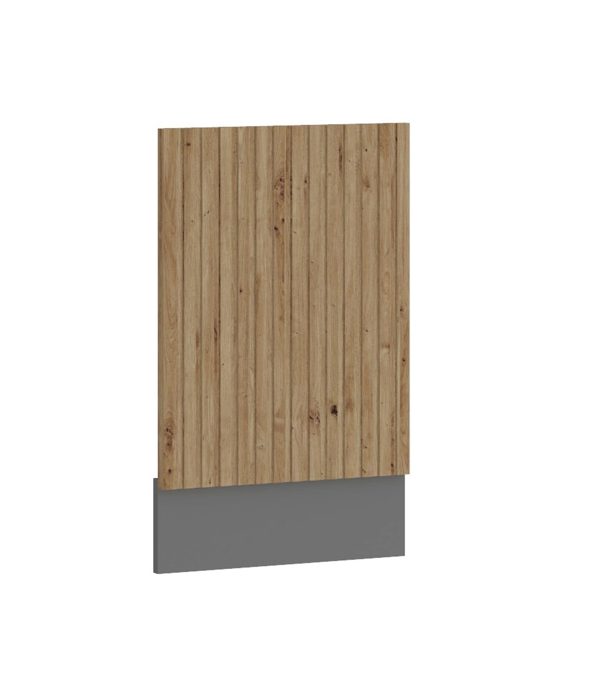 Frontblende integrierten Geschirrsp&uuml;ler 45 cm K&uuml;che AVA Artisan Lamellenoptik 