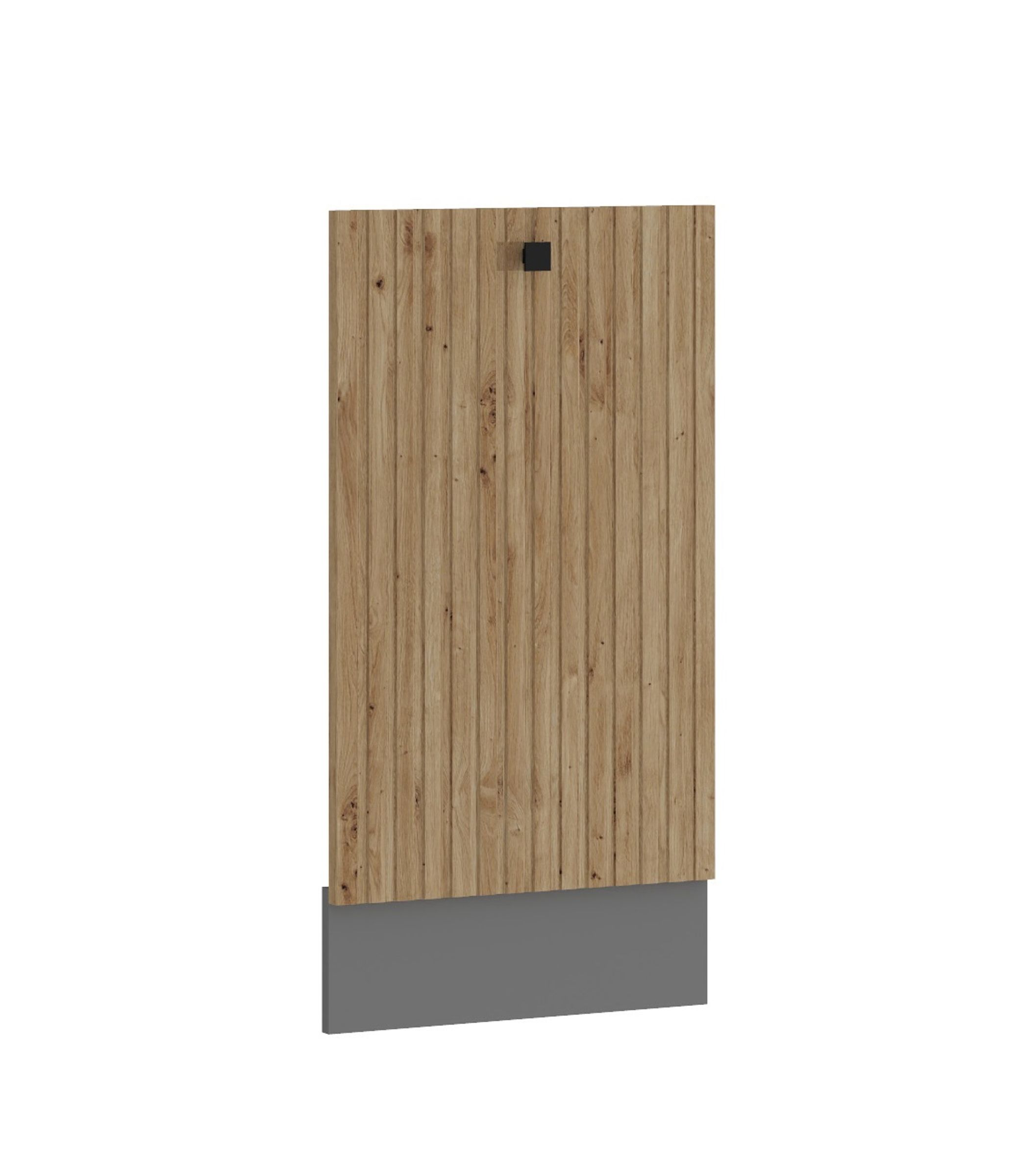 Frontblende vollintegrierten Geschirrsp&uuml;ler 45cm K&uuml;che AVA Artisan Lamellenoptik 