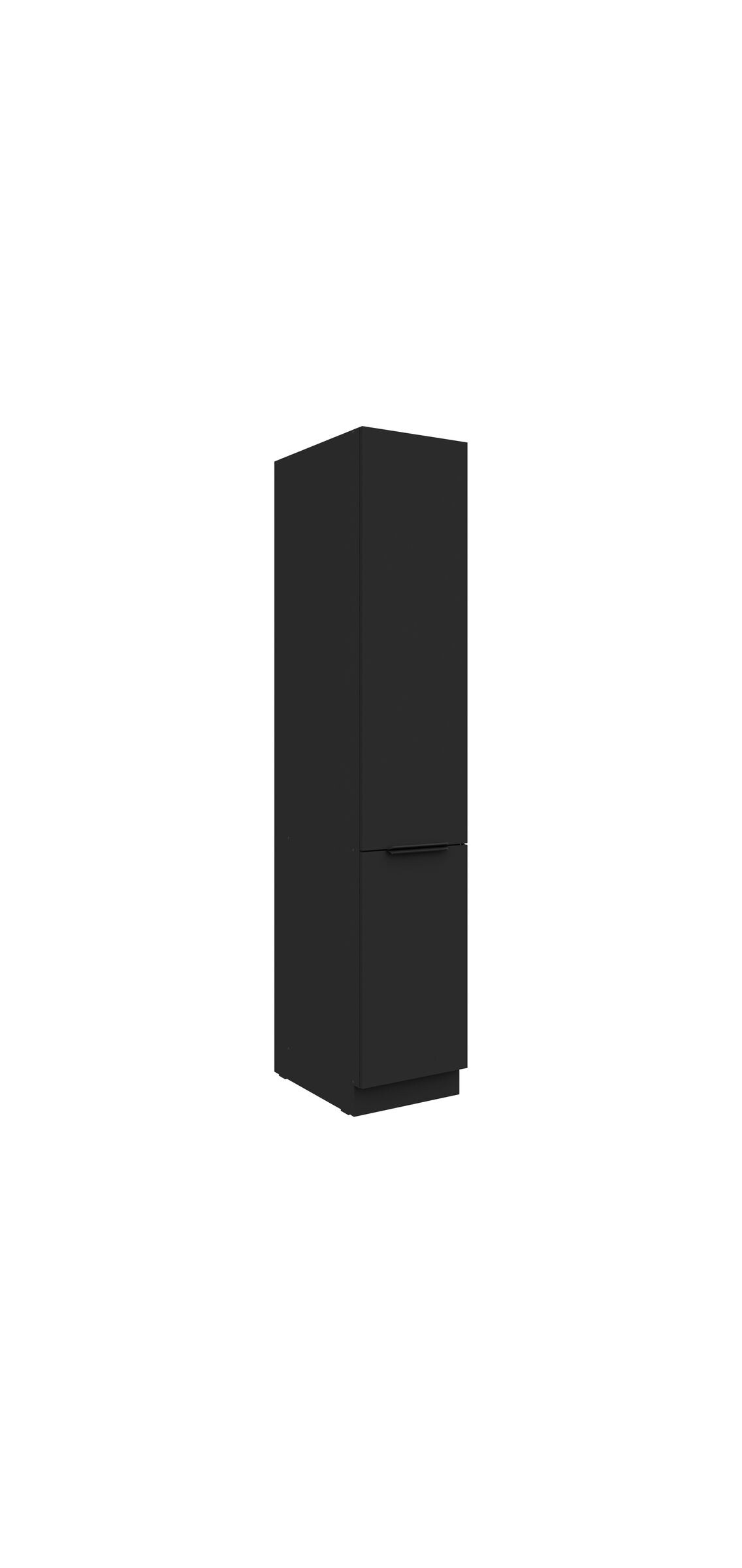 K&uuml;chen Hochschrank 40 cm SIENA Schwarz K&uuml;chenzeile K&uuml;chenblock K&uuml;che Einbauk&uuml;che 