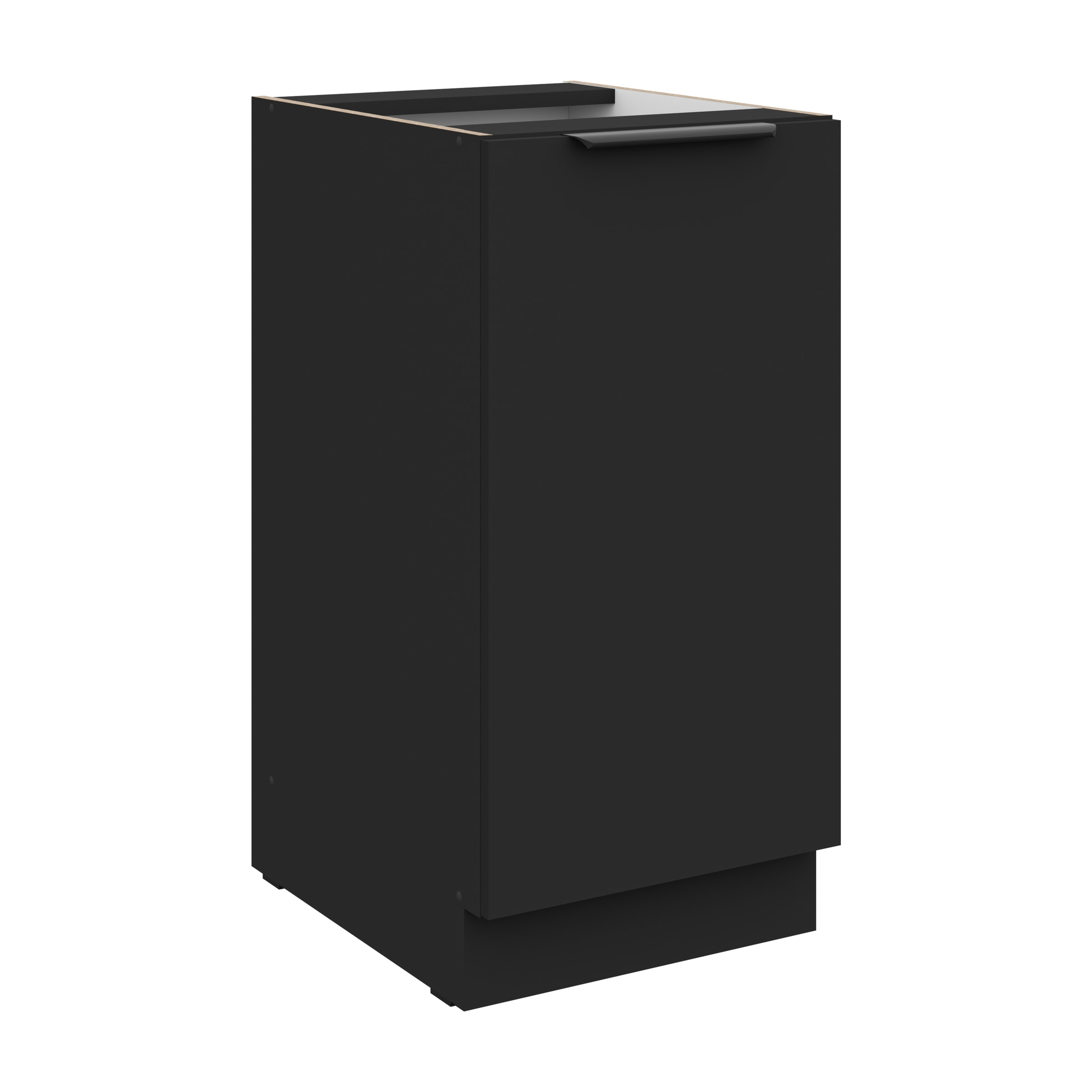 K&uuml;chen Unterschrank 40 cm SIENA Schwarz K&uuml;che K&uuml;chenzeile K&uuml;chenblock 