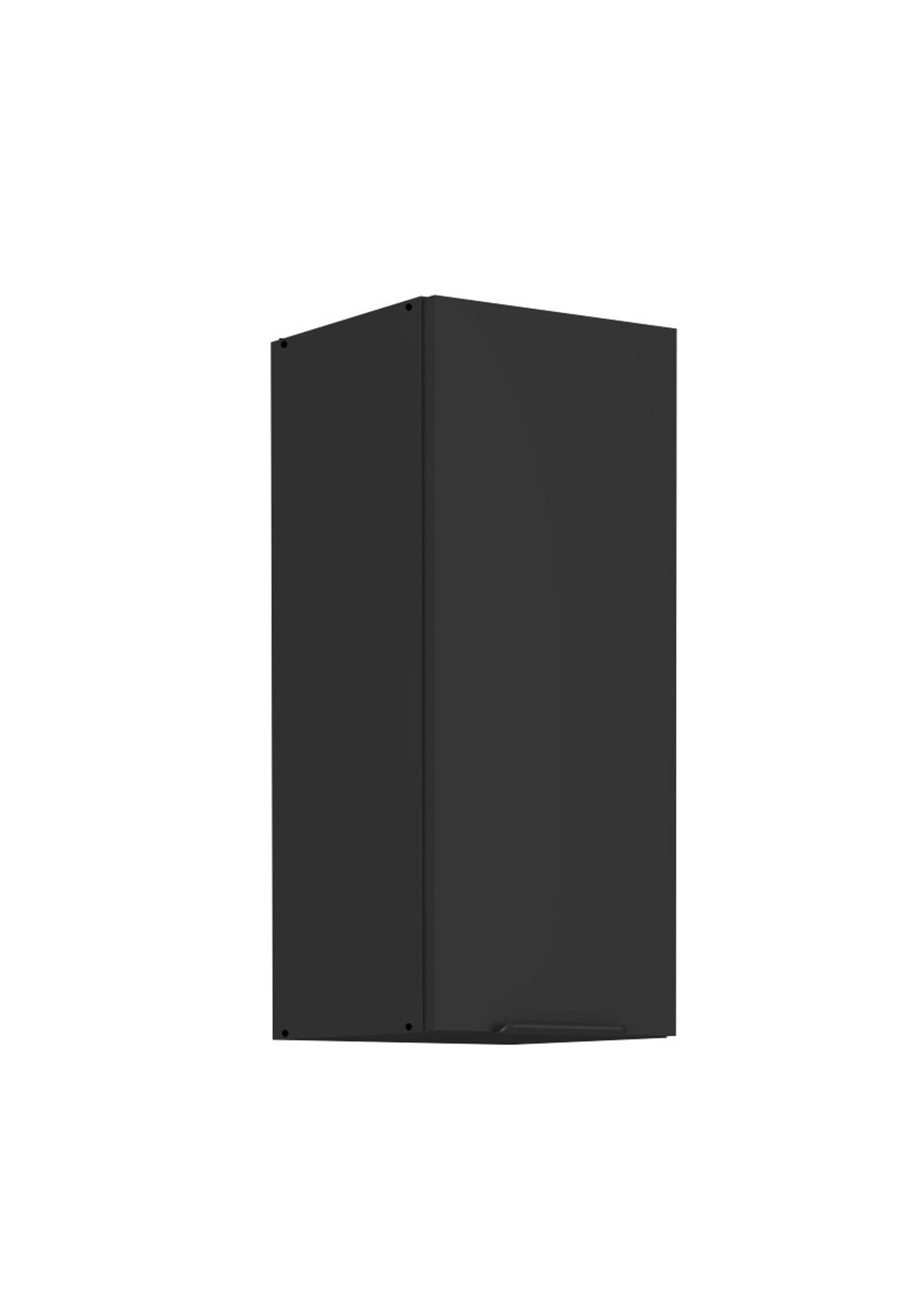 K&uuml;chen H&auml;ngeschrank 30 cm SIENA Schwarz K&uuml;che K&uuml;chenzeile K&uuml;chenblock 