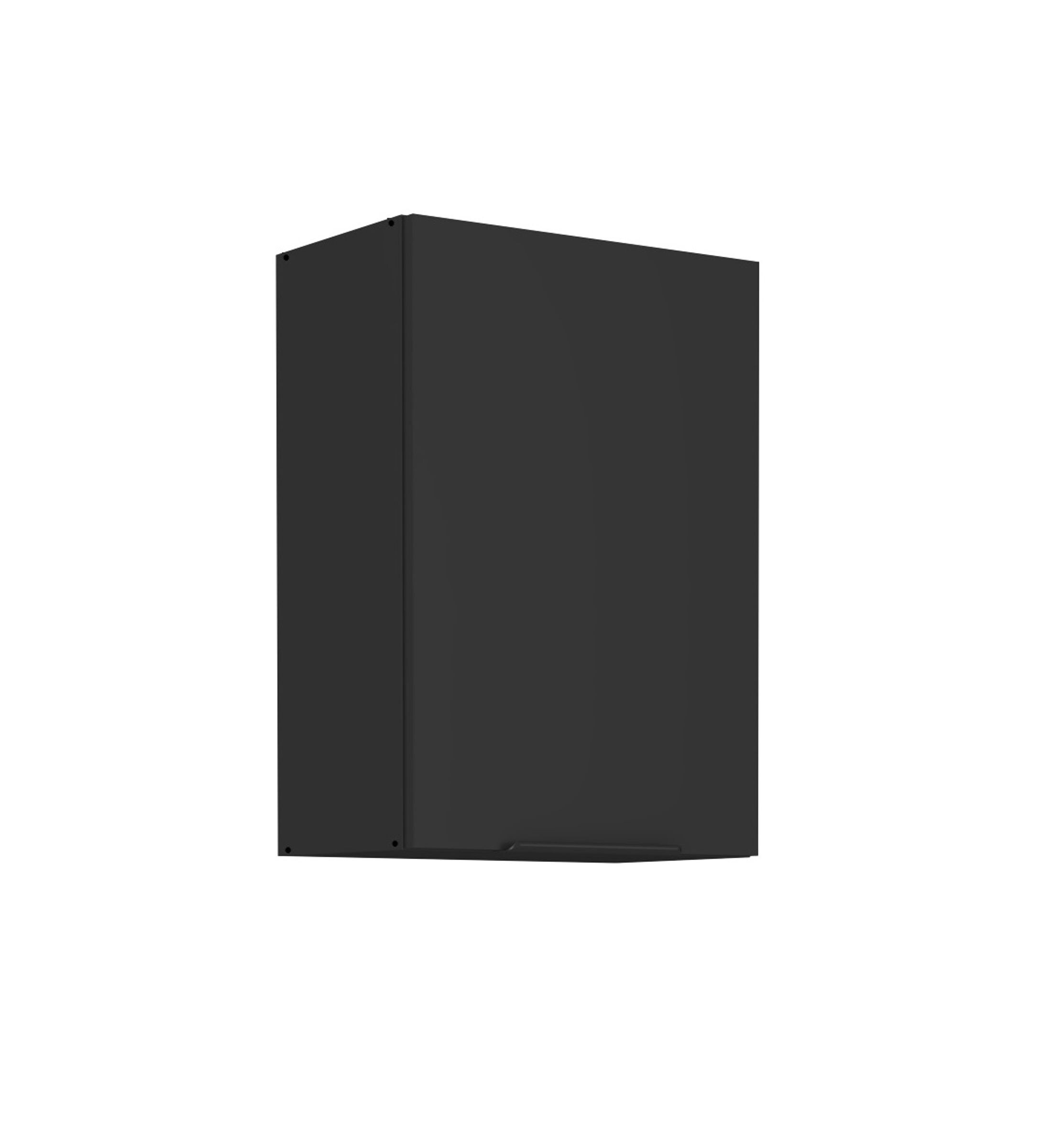 K&uuml;chen H&auml;ngeschrank 50 cm SIENA Schwarz K&uuml;che K&uuml;chenzeile K&uuml;chenblock 