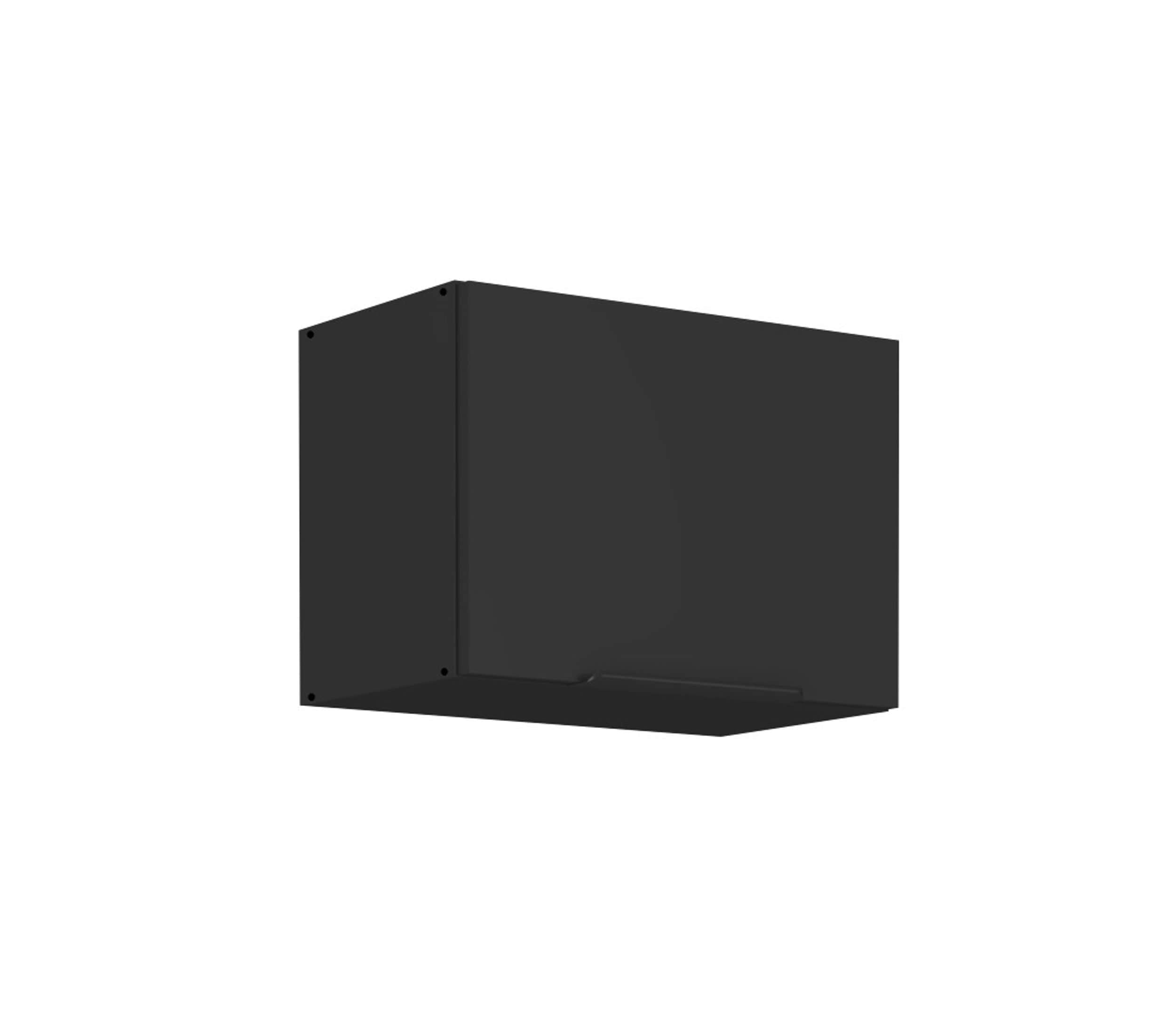 K&uuml;chen Kurzh&auml;ngeschrank 50 cm SIENA Schwarz K&uuml;che K&uuml;chenzeile K&uuml;chenblock 