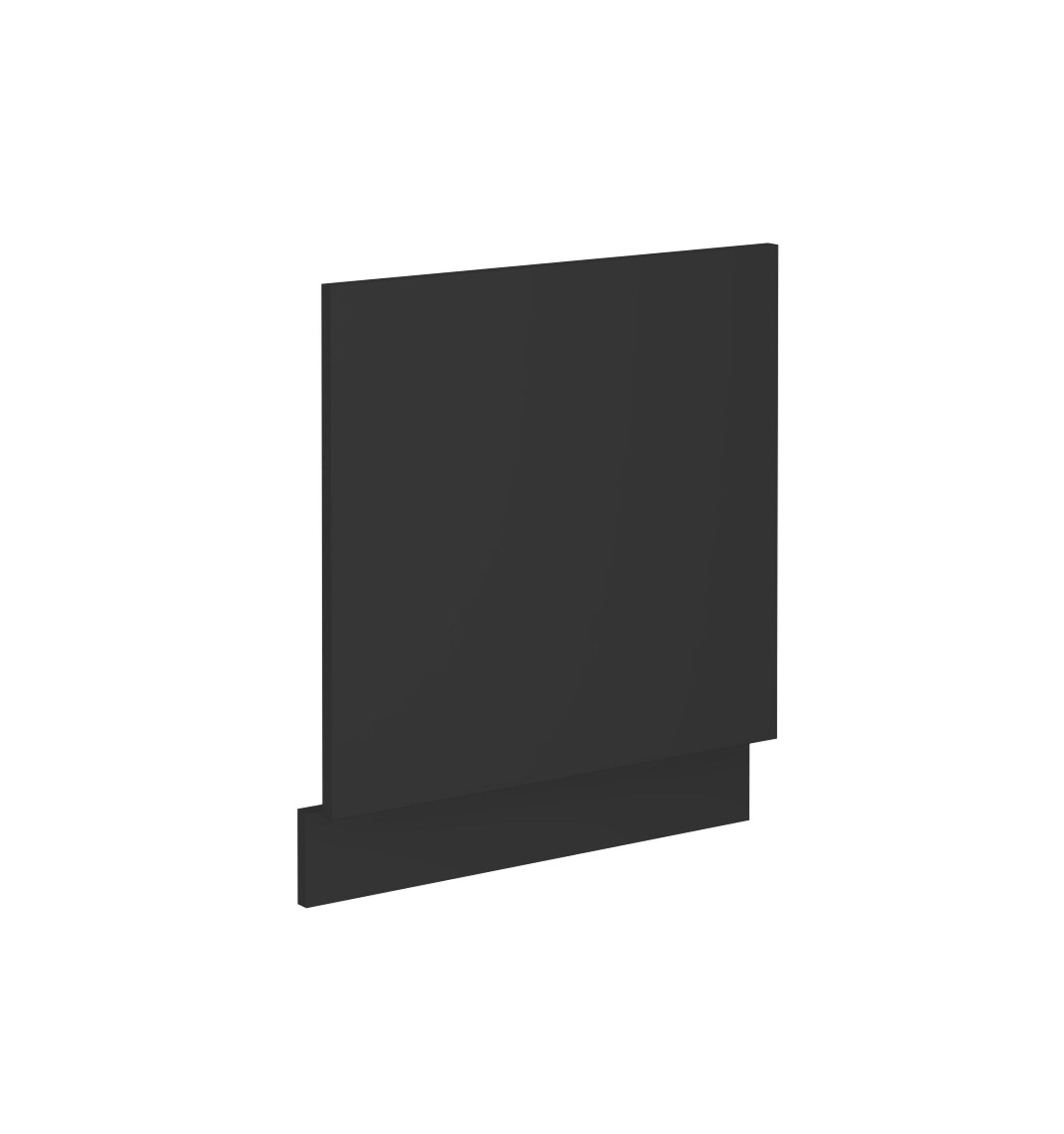 Frontblende f&uuml;r integrierten Geschirrsp&uuml;ler 60 cm K&uuml;che SIENA Schwarz 