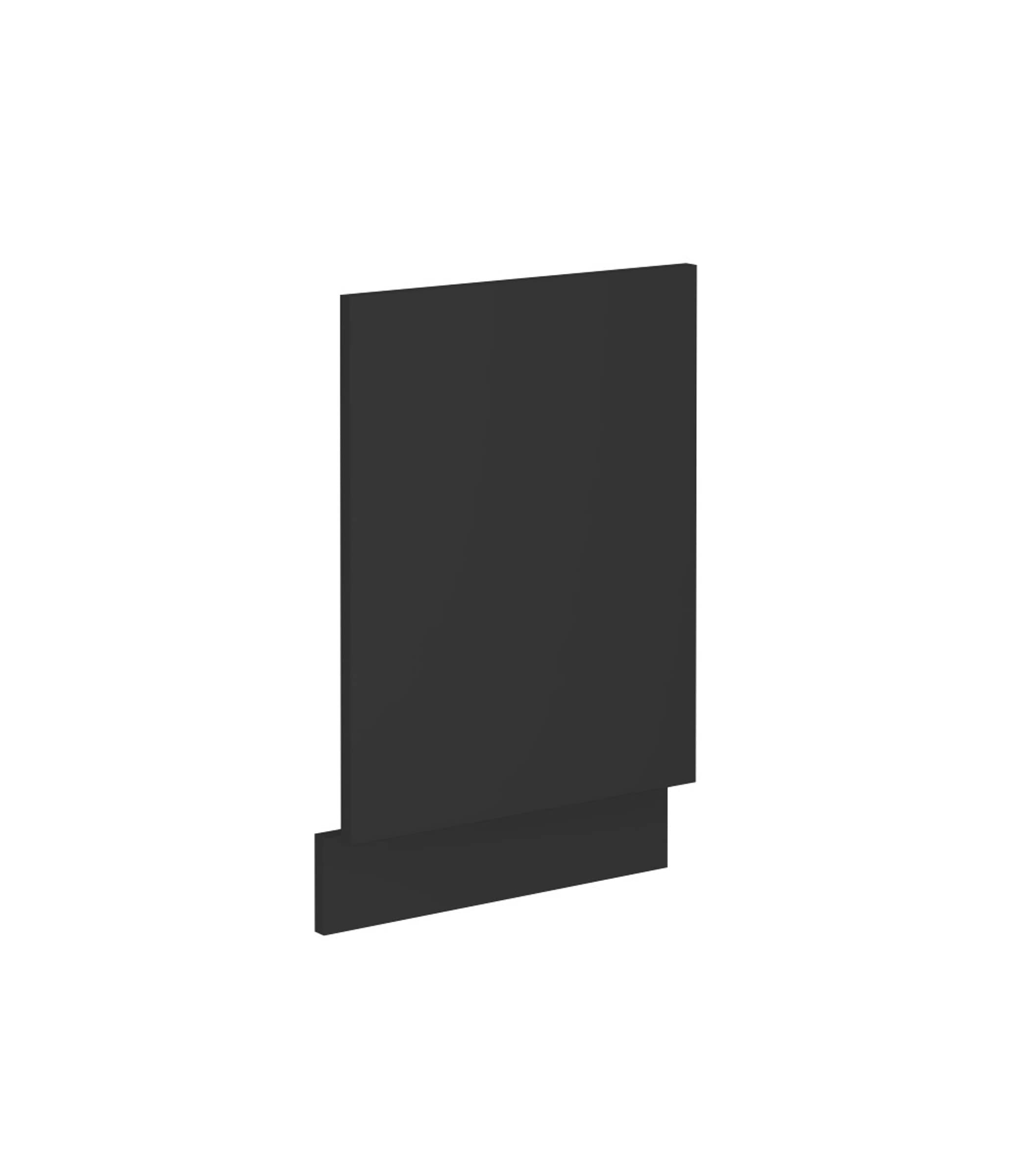 Frontblende f&uuml;r integrierten Geschirrsp&uuml;ler 45 cm K&uuml;che SIENA Schwarz 