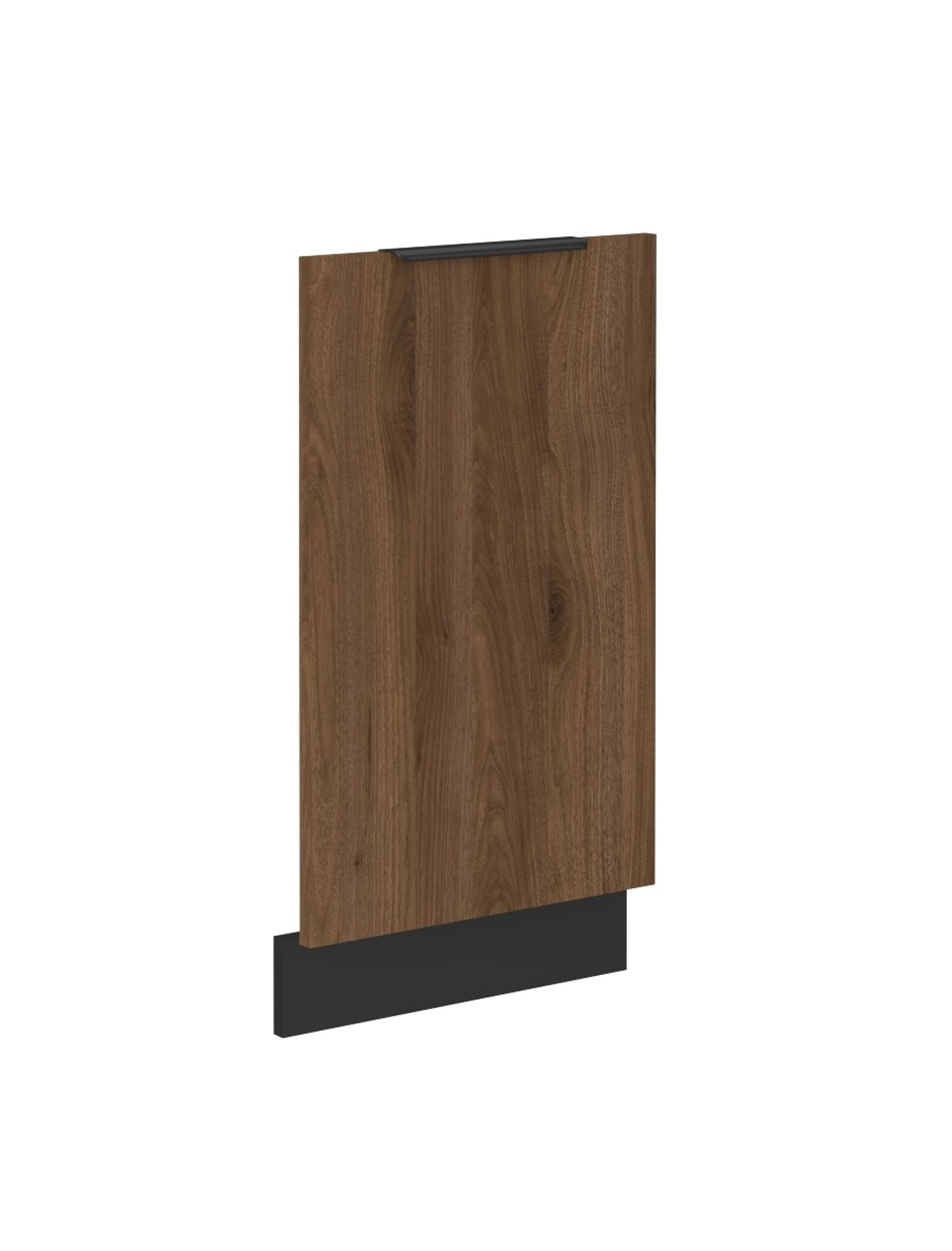 Frontblende f&uuml;r vollintegrierten Geschirrsp&uuml;ler 45 cm K&uuml;che MONZA Okapi Nu&szlig;baum 