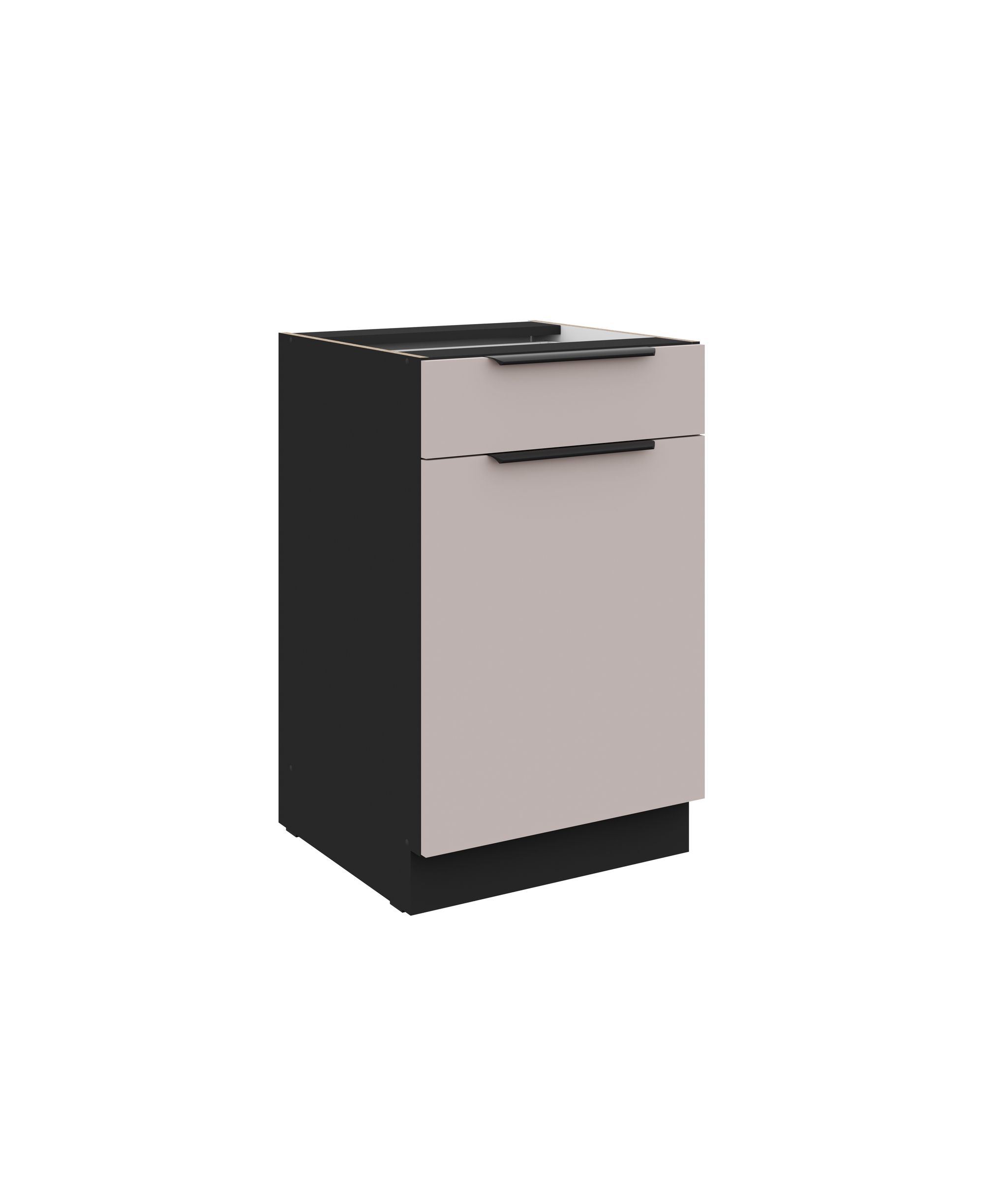 K&uuml;chen Unterschrank 50 cm K&uuml;che ARONA Kaschmir beige K&uuml;chenzeile K&uuml;chenblock 