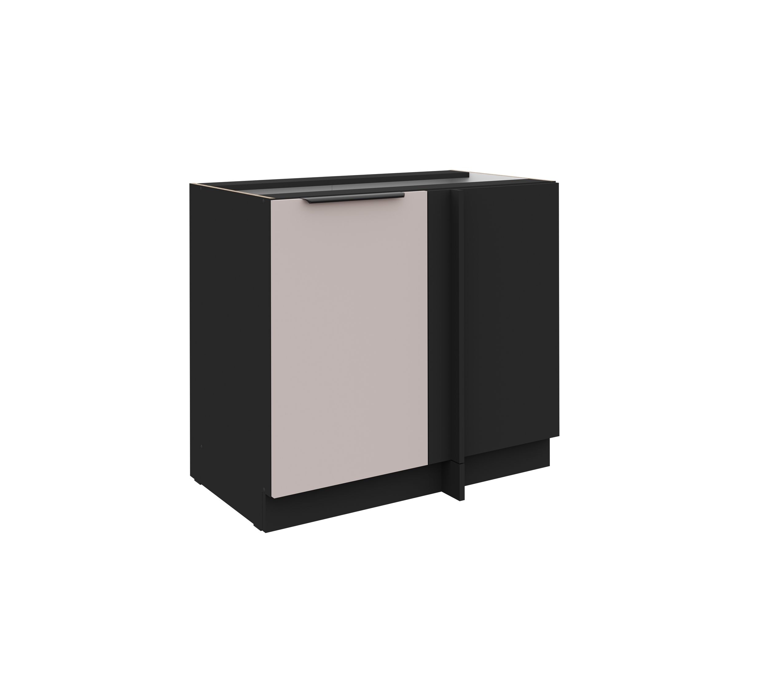 K&uuml;chen Eckunterschrank 105 cm K&uuml;che ARONA Kaschmir beige K&uuml;chenzeile K&uuml;chenblock 