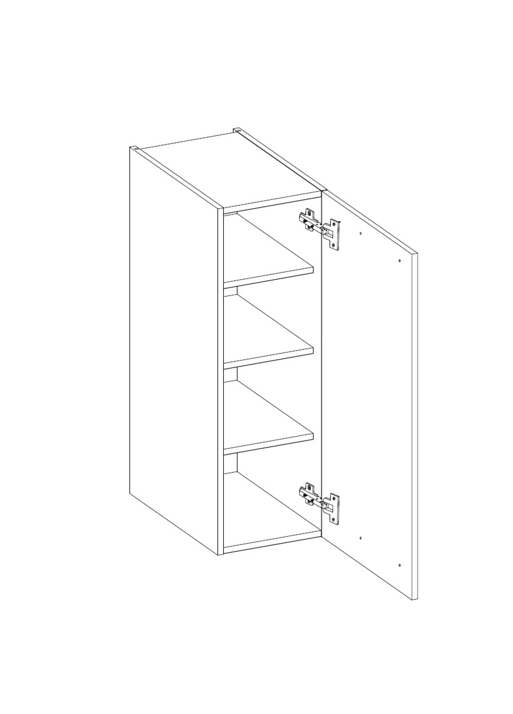 K&uuml;chen H&auml;ngeschrank 30 cm K&uuml;che ARONA Kaschmir beige K&uuml;chenzeile K&uuml;chenblock 