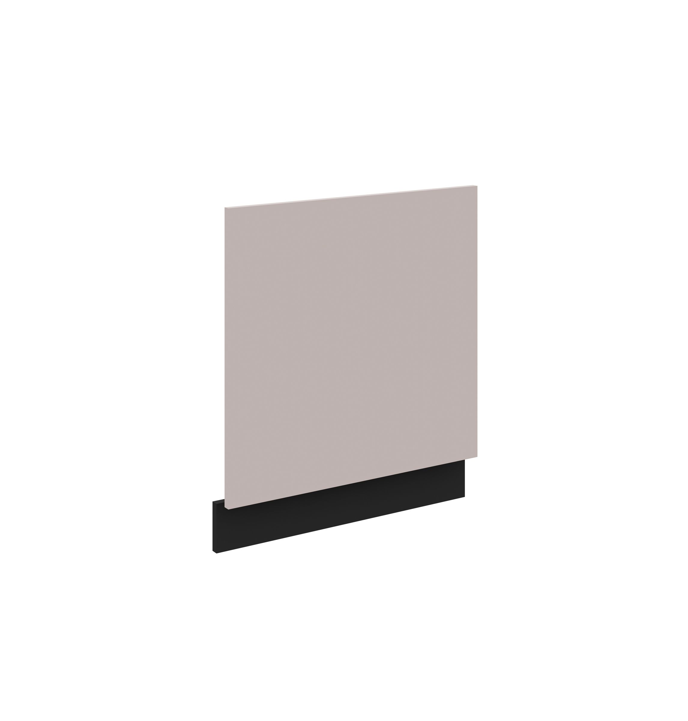 Frontblende f&uuml;r integrierten Geschirrsp&uuml;ler 60 cm K&uuml;che ARONA Kaschmir beige 