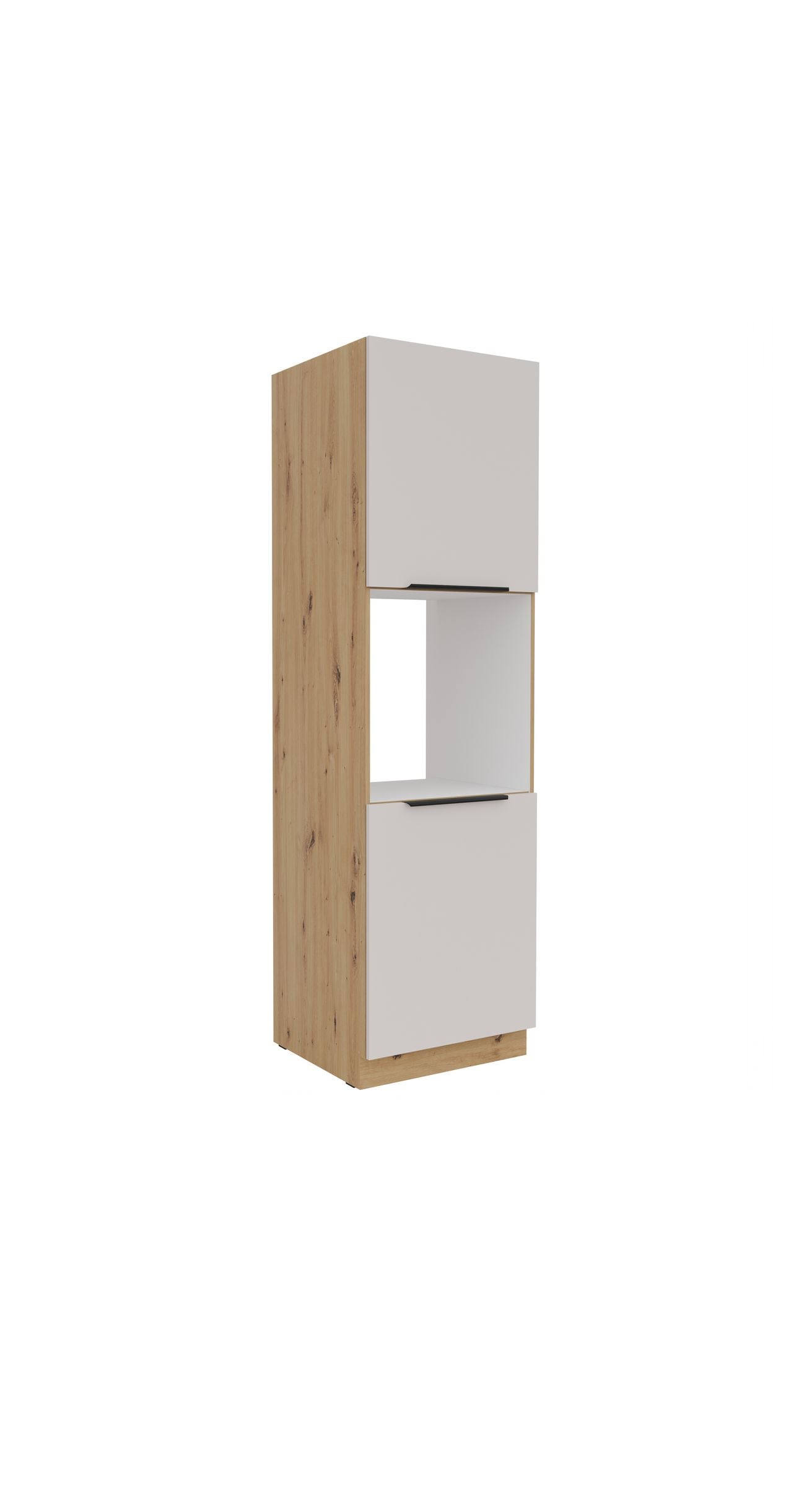 K&uuml;chen Hochschrank 60 cm SOLANO Kaschmir beige K&uuml;chenzeile K&uuml;chenblock K&uuml;che 