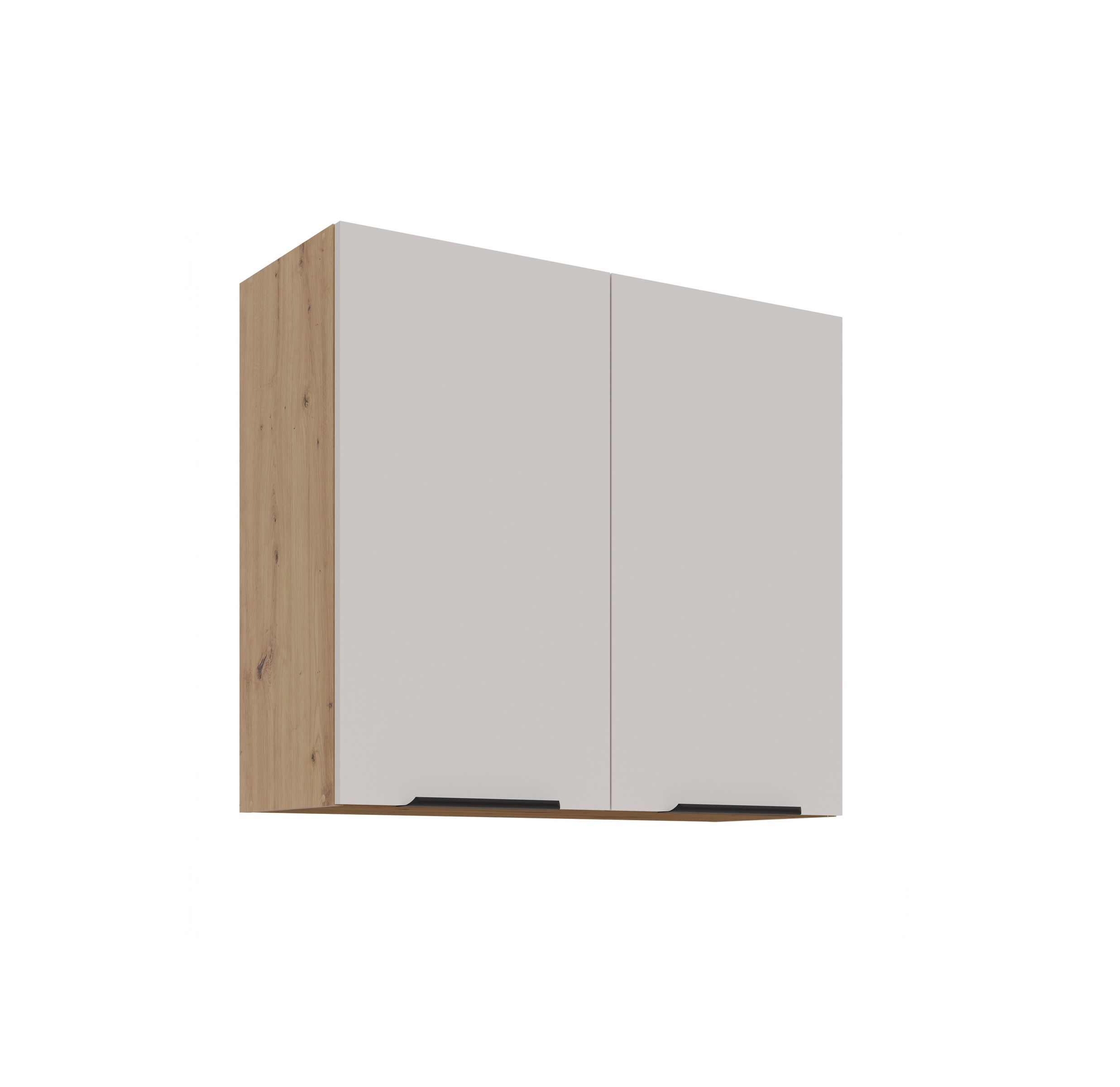 K&uuml;chen H&auml;ngeschrank 80 cm K&uuml;che SOLANO Kaschmir beige K&uuml;chenzeile K&uuml;chenblock 