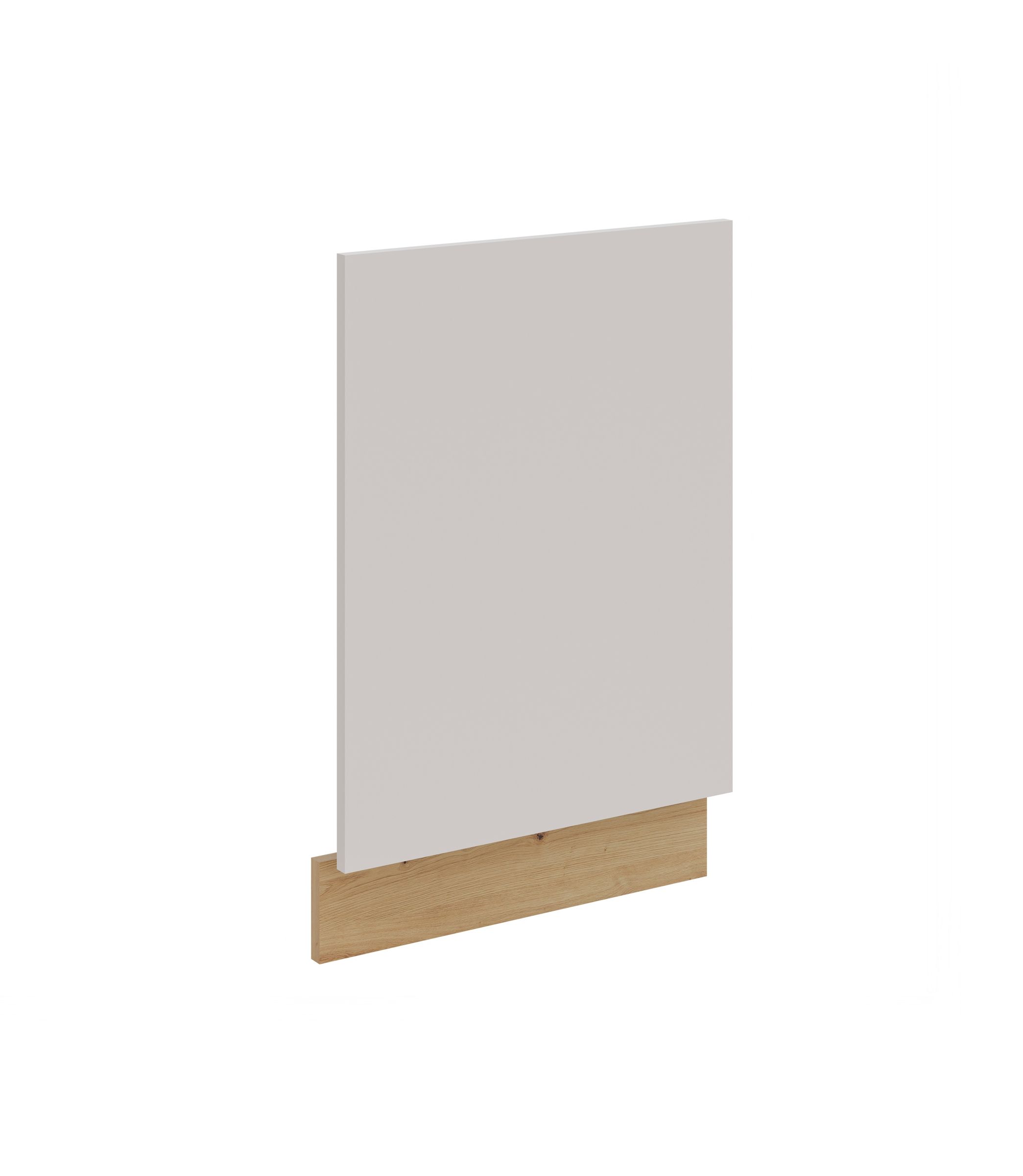 Frontblende f&uuml;r integrierten Geschirrsp&uuml;ler 45 cm K&uuml;che SOLANO Kaschmir beige 