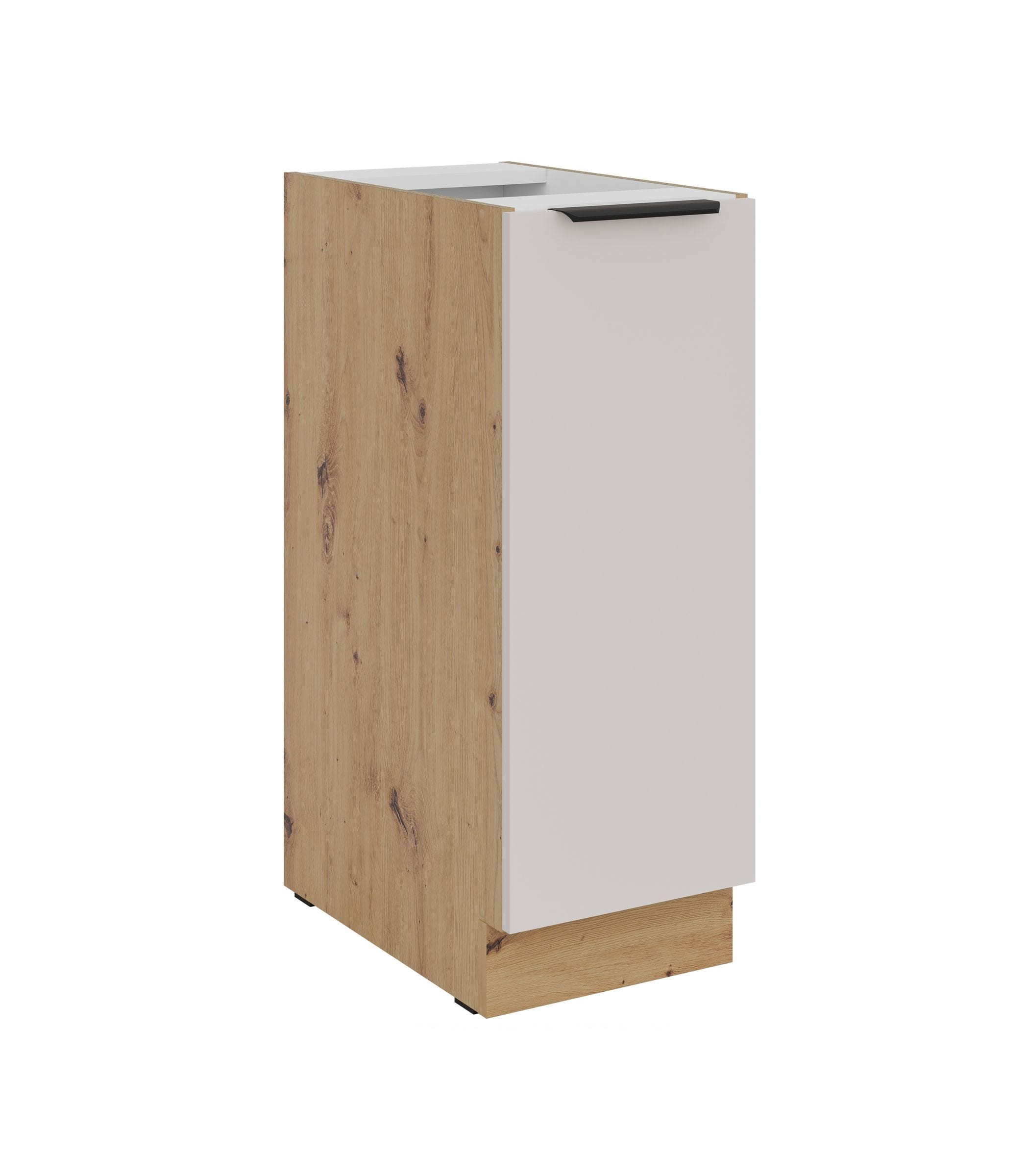K&uuml;chen Unterschrank Schrankauszug 30 cm K&uuml;che SOLANO Kaschmir beige K&uuml;chenzeile 