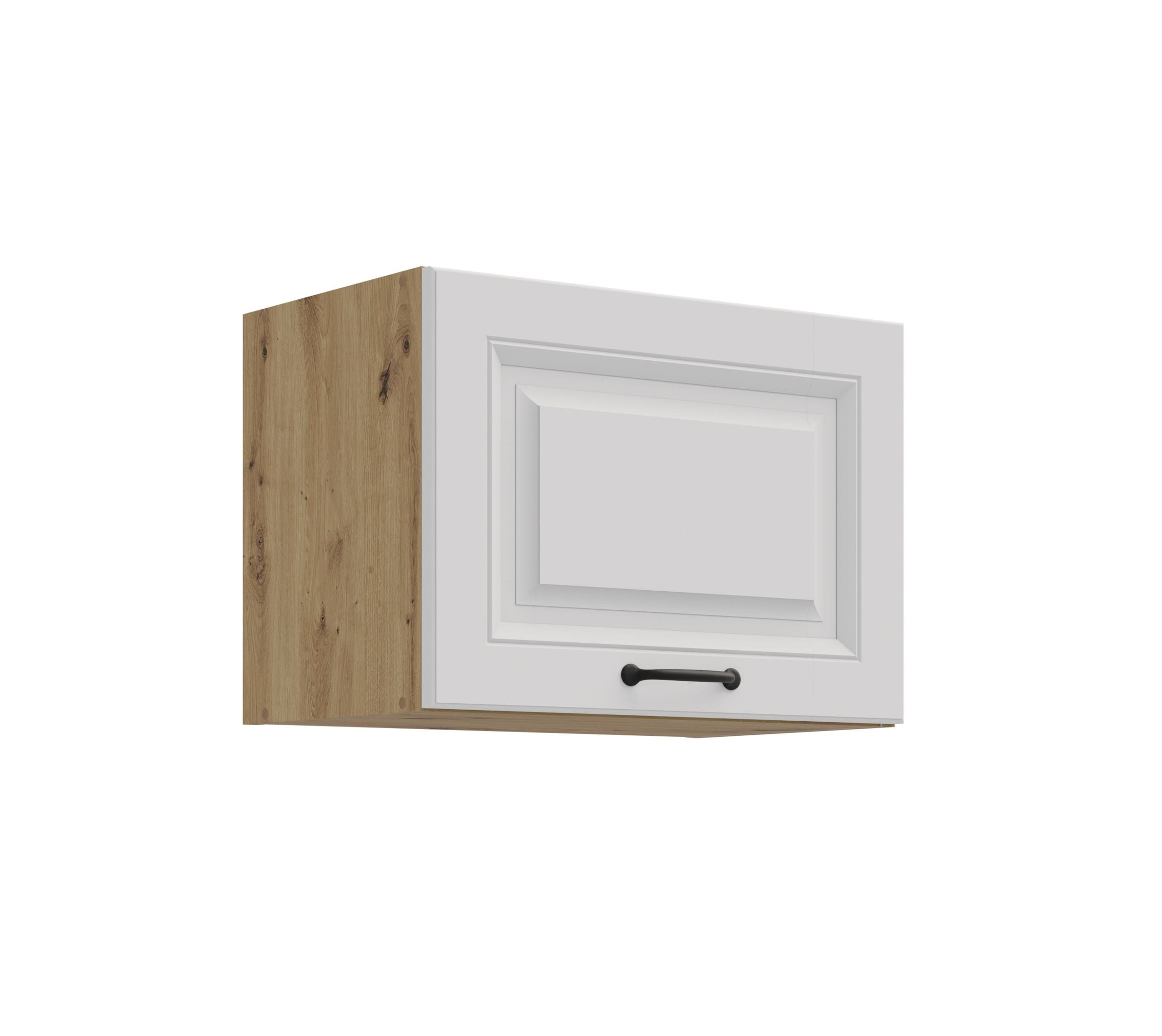 H&auml;ngeschrank 50 cm Stilo Wei&szlig; K&uuml;chenzeile K&uuml;chenblock K&uuml;che Landhaus H&ouml;he 36 cm 
